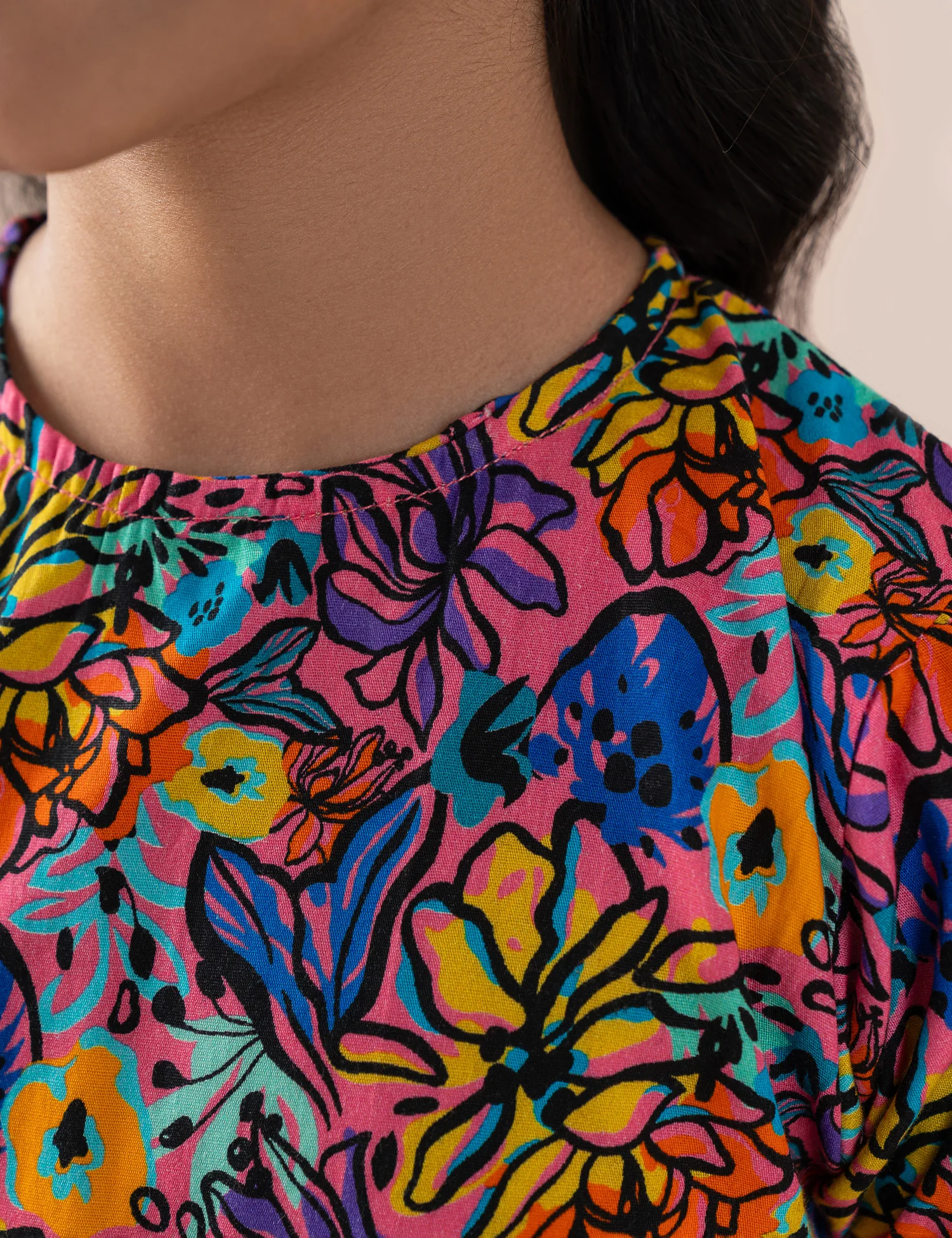 FLORAL PRINTED DRESS - Image 2