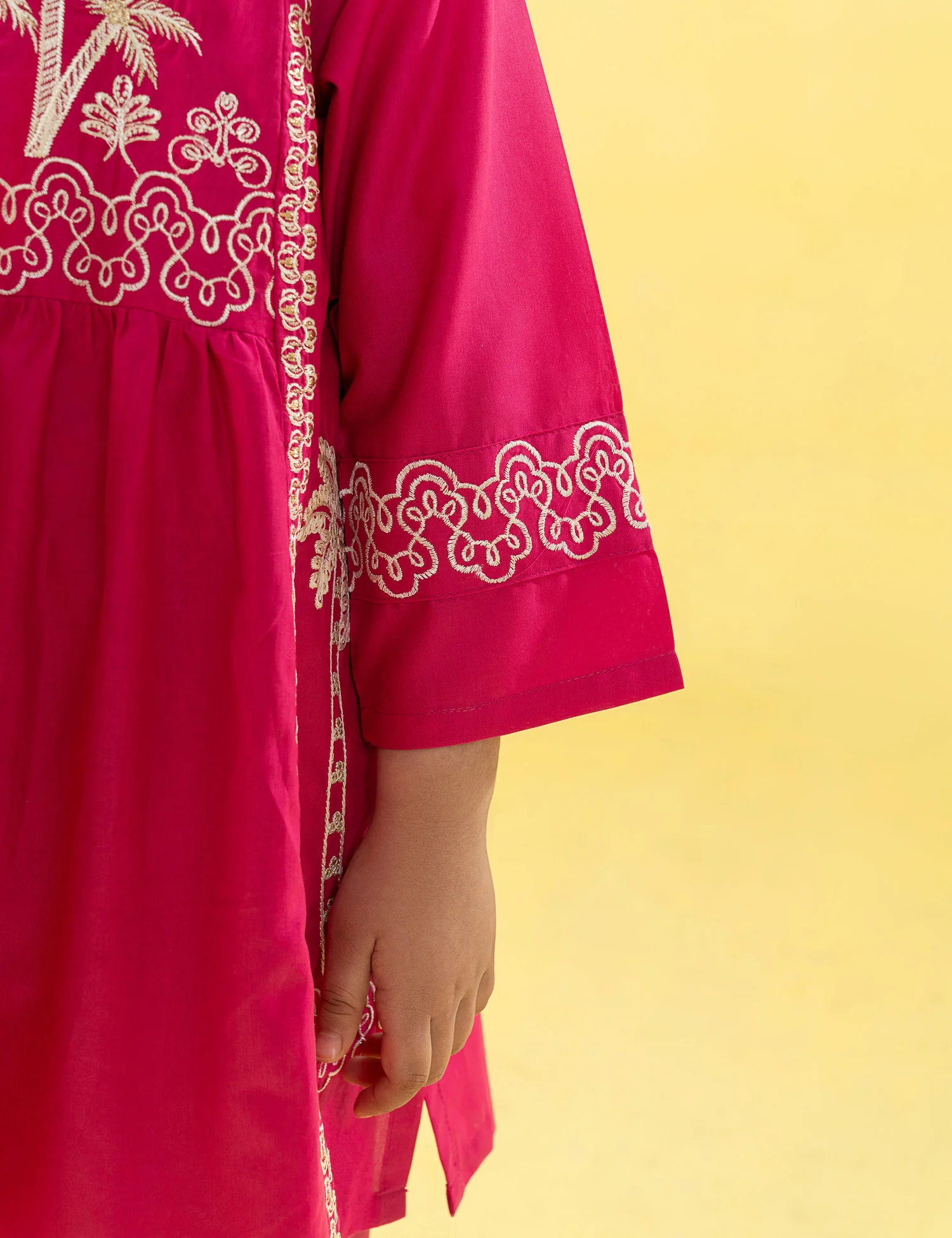2 PIECE CONTEMPORARY EMBROIDERED SUIT - Image 3