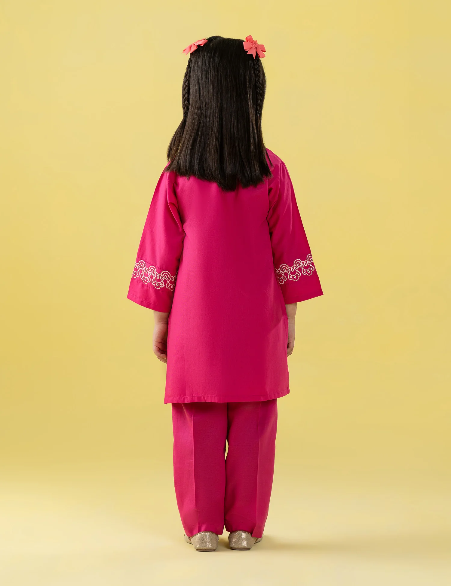 2 PIECE CONTEMPORARY EMBROIDERED SUIT - Image 5