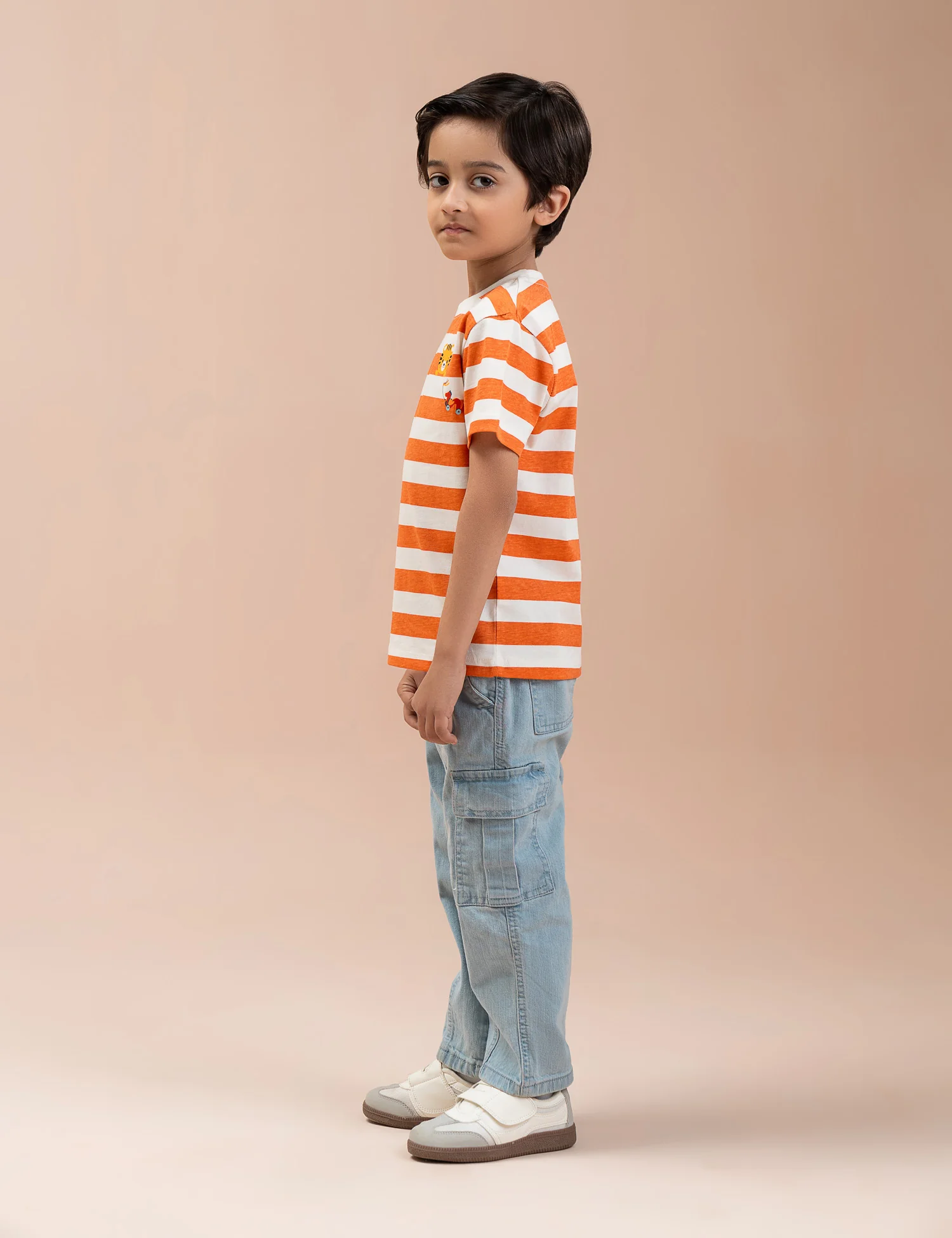 STRIPED GRAPHIC T-SHIRT - Image 3