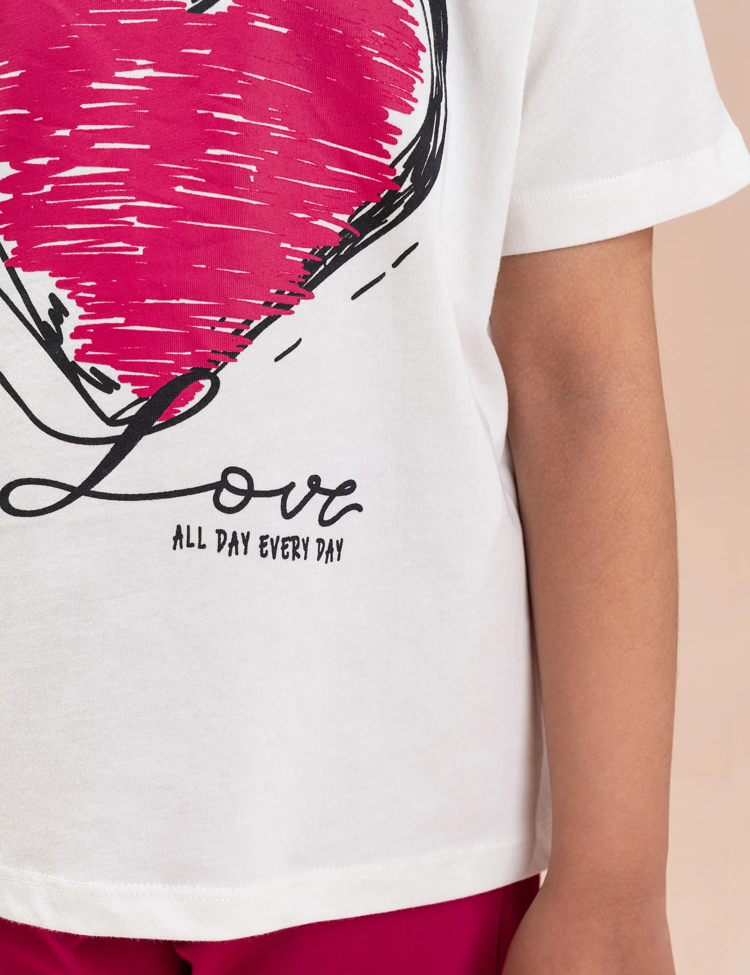2 PIECE HEART GRAPHIC SUIT - Image 3