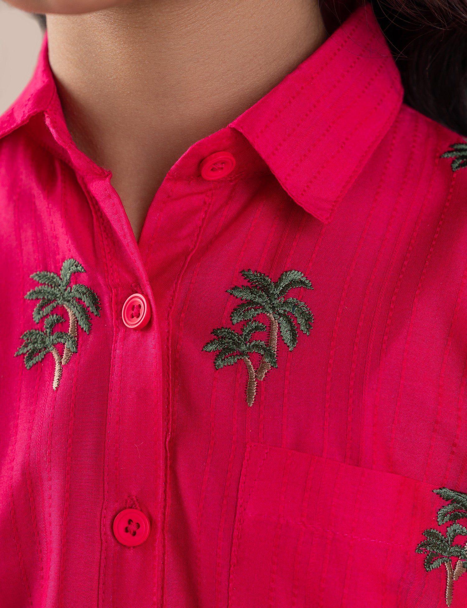 2 PIECE FLORAL EMBROIDERED SUIT - Image 2