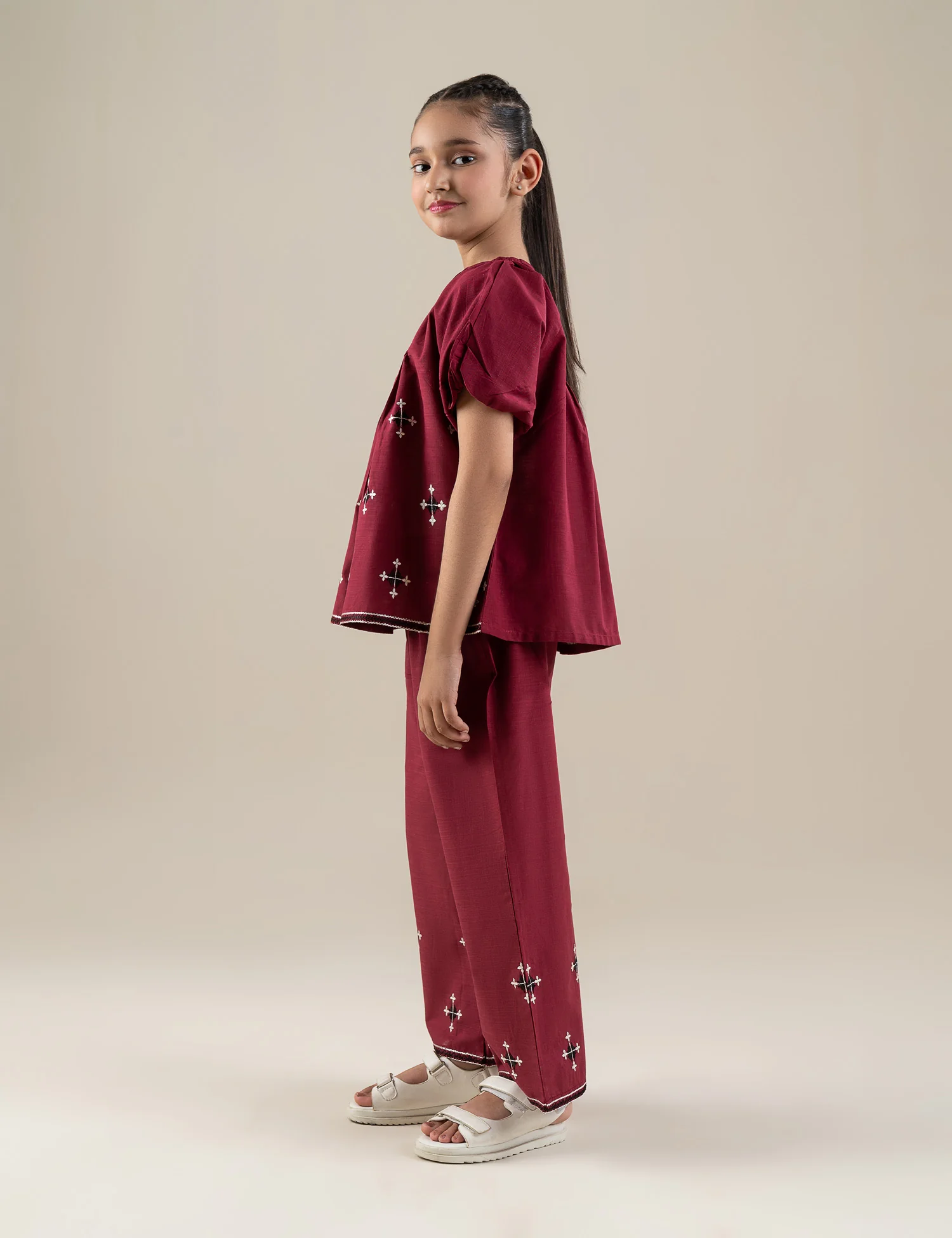 2 PIECE EMBROIDERED SUIT - Image 4