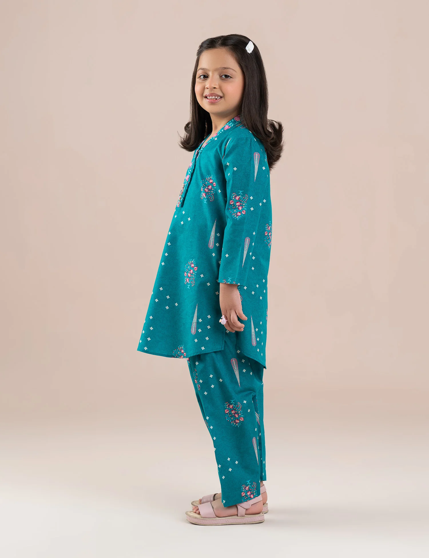 2 PIECE ETHNIC PRINTED SUIT - Image 4