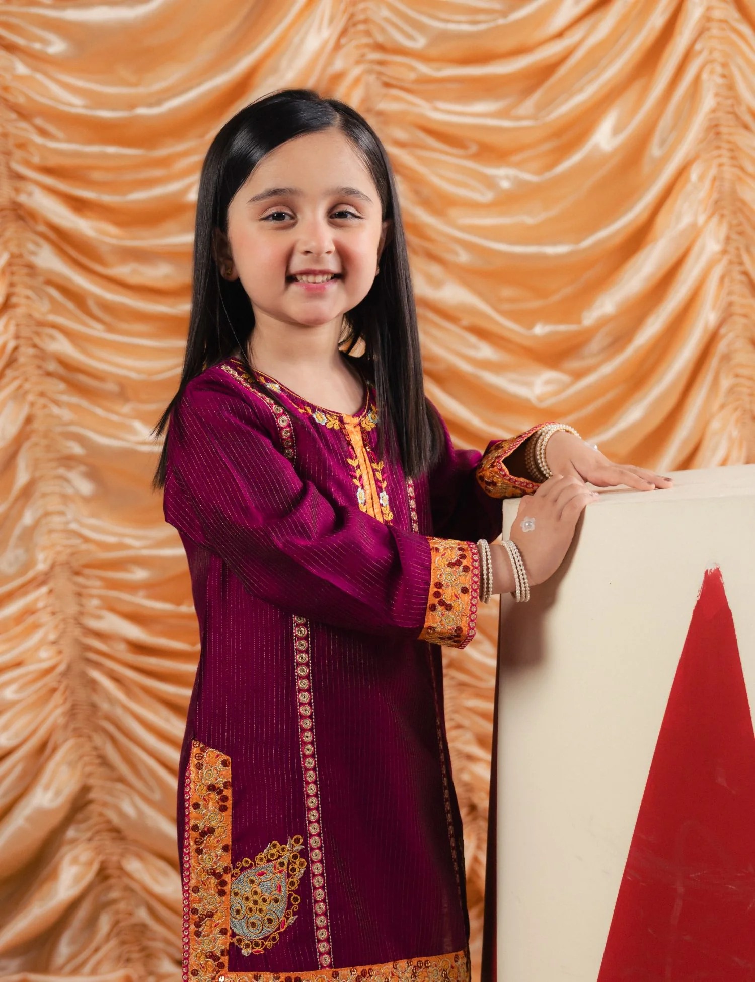 2 PIECE ETHNIC EMBROIDERED SUIT - Image 3