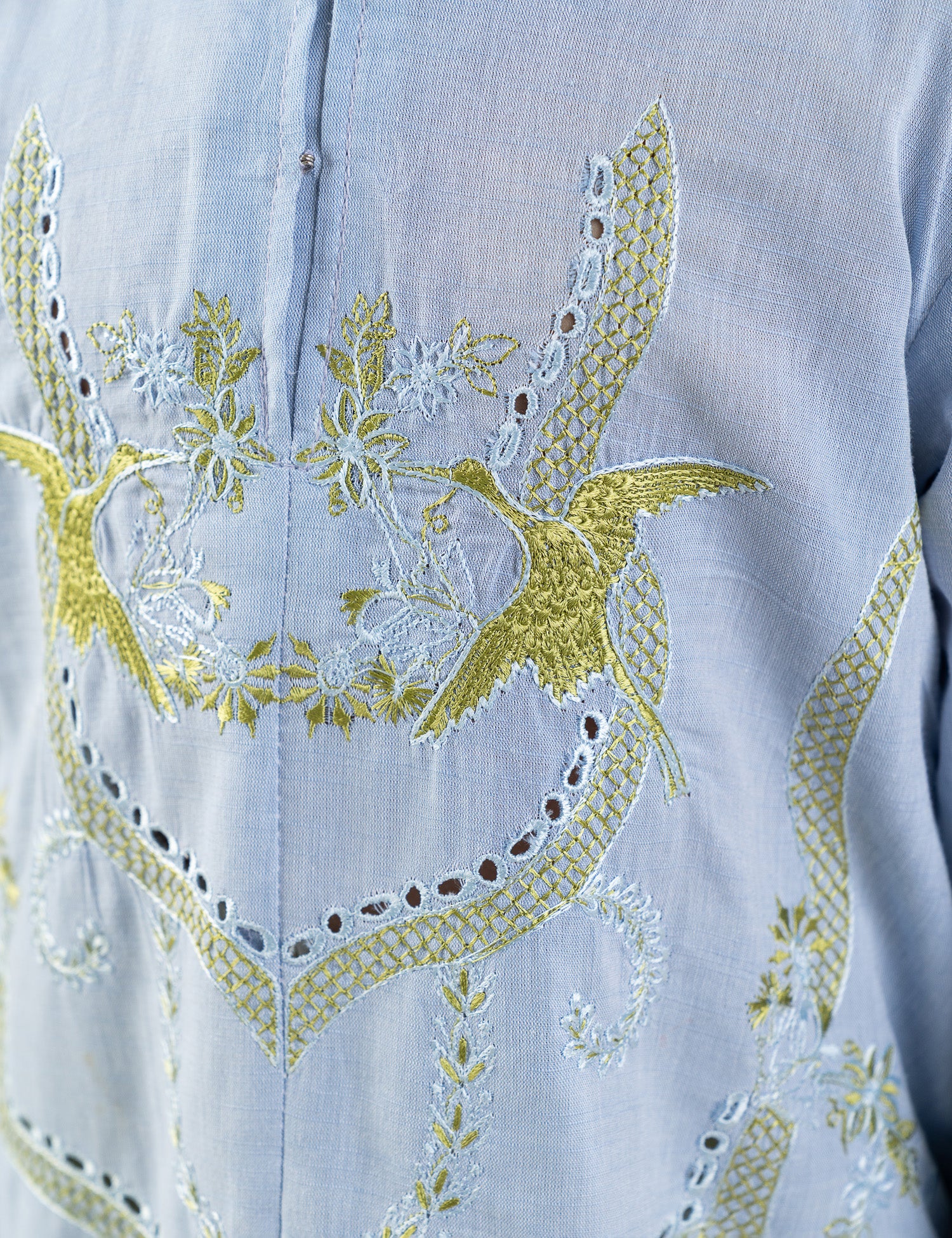 2 PIECE CONTRAST EMBROIDERED SUIT - Image 2