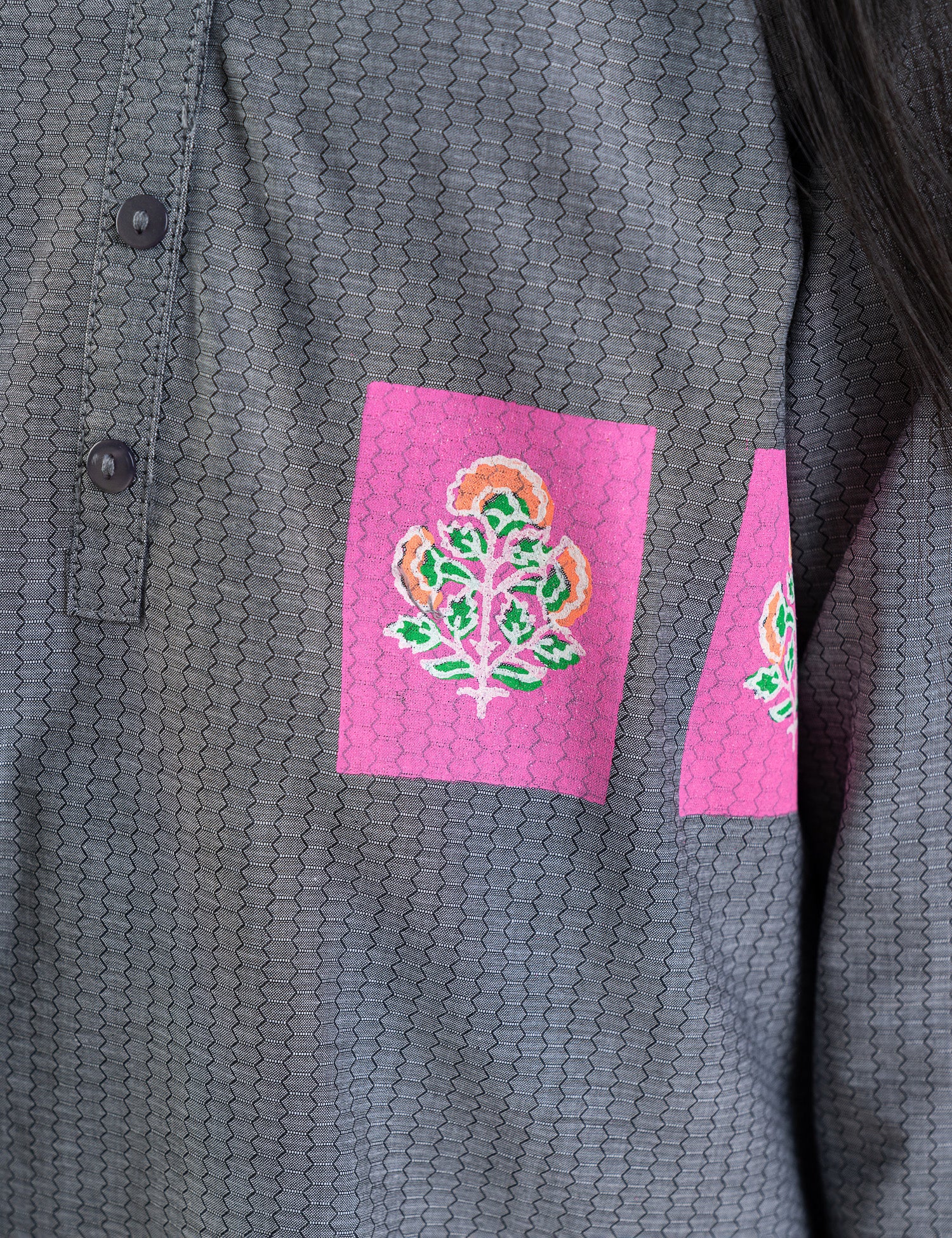 2 PIECE BLOCK PRINTED SUIT - Image 2