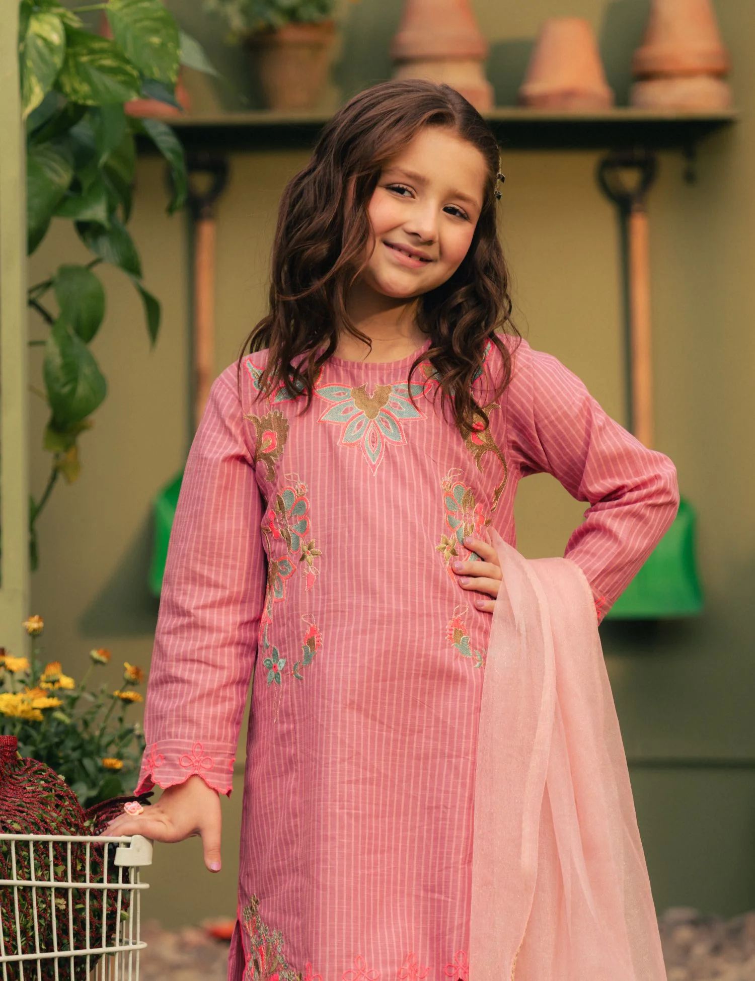 2 PIECE VIBRANT EMBROIDERED SUIT - Image 3