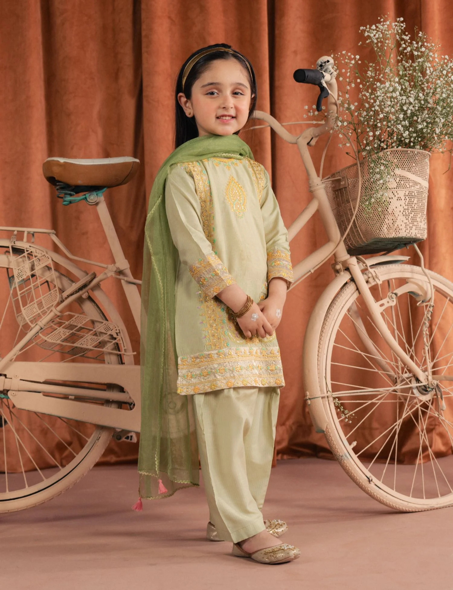 2 PIECE ETHNIC EMBROIDERED SUIT - Image 3