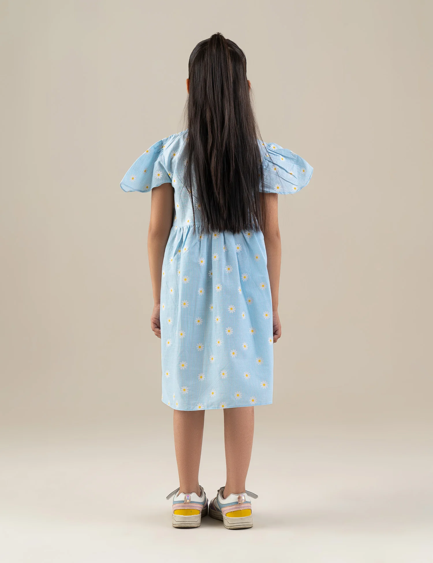 FLORAL EMBROIDERED PRINTED DRESS - Image 5