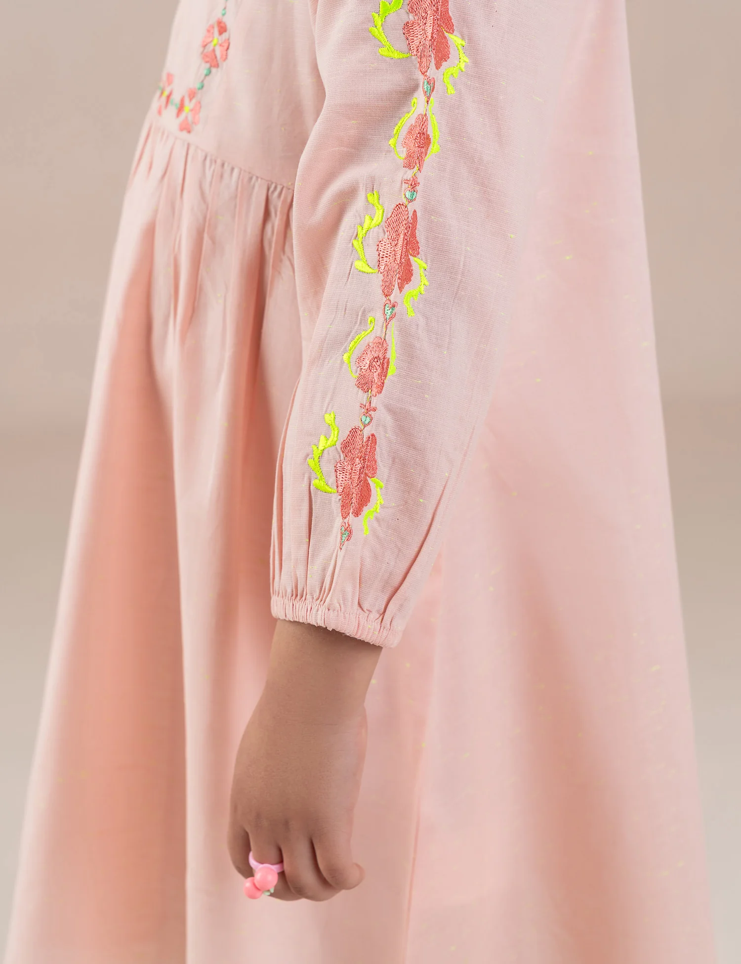 FLORAL EMBROIDERED DRESS - Image 3