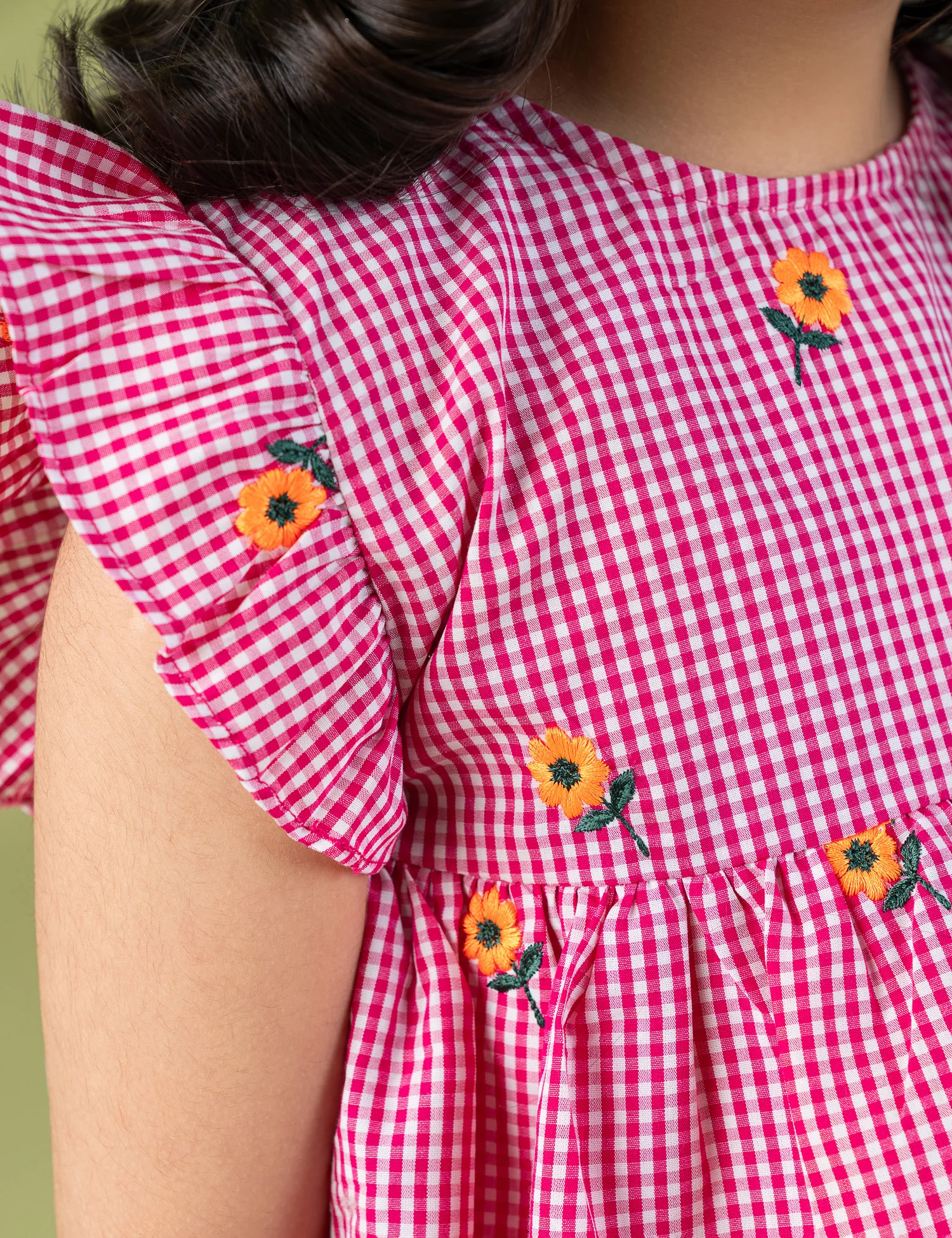 2 PIECE FLORAL EMBROIDERED SUIT - Image 3