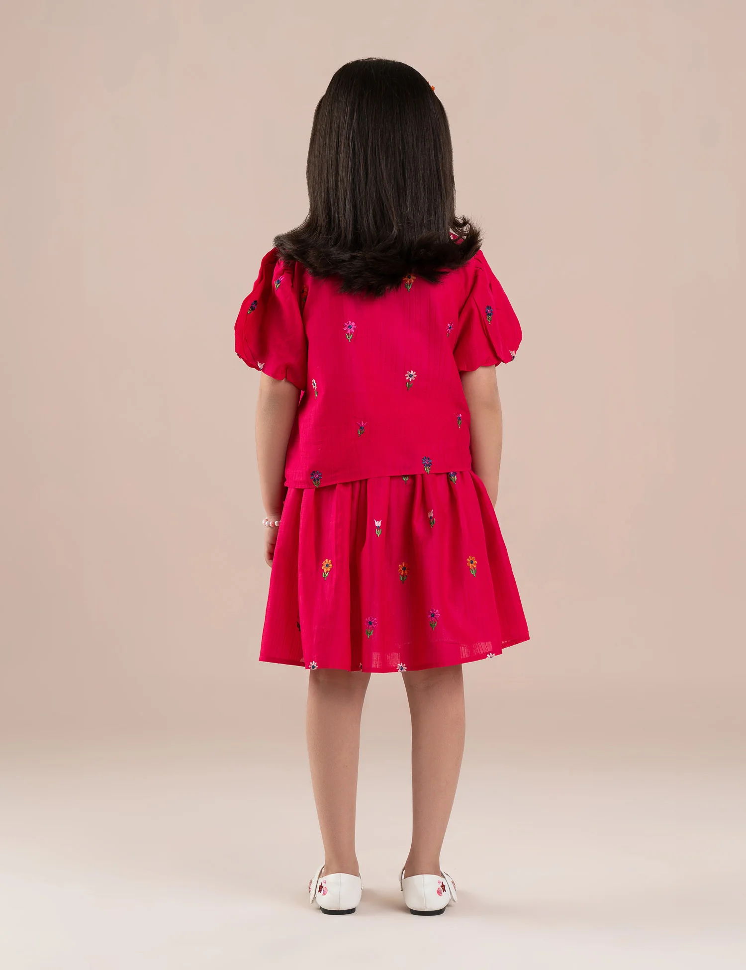 2 PIECE FLORAL EMBROIDERED SUIT - Image 5