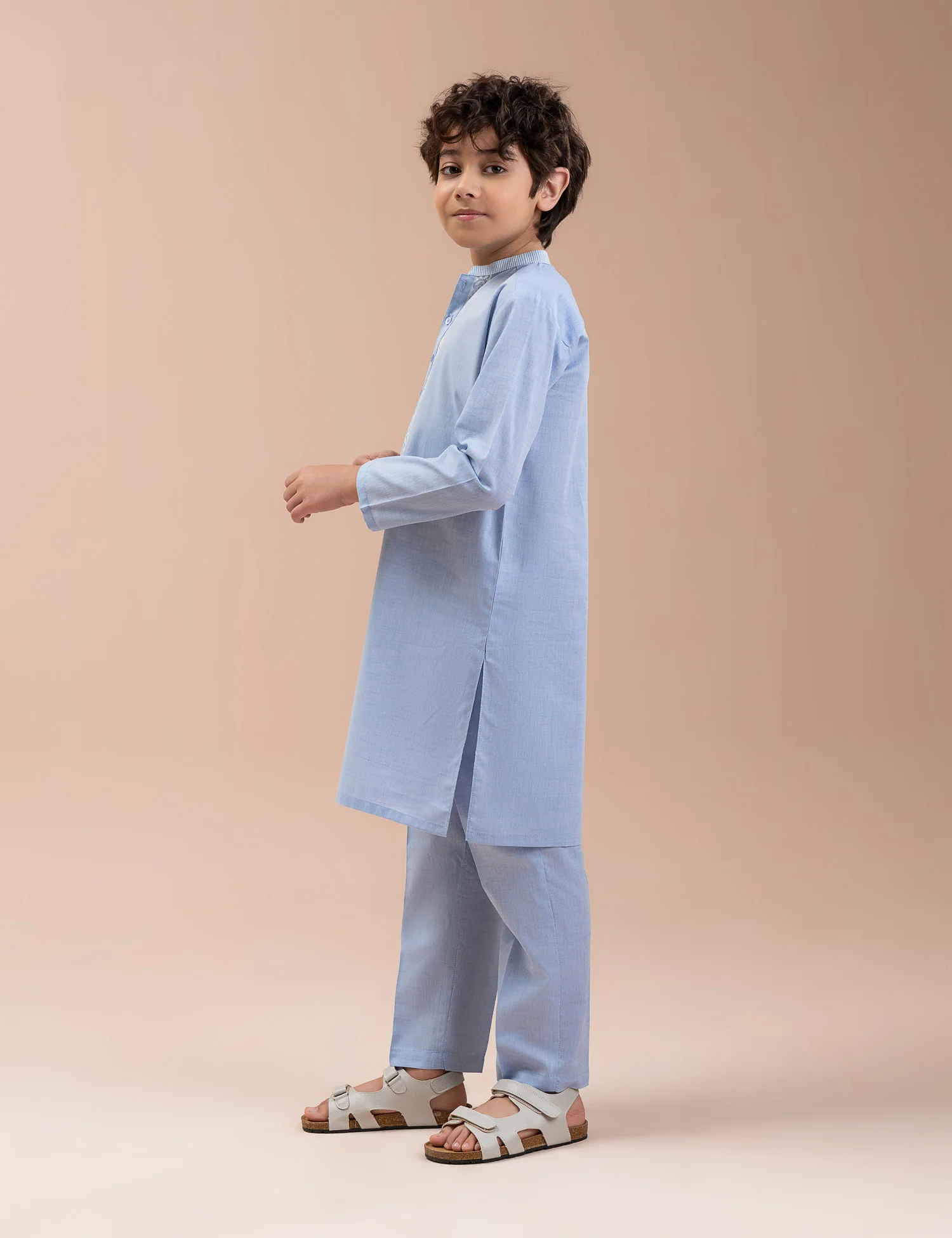 2 PIECE CLASSIC BLOCK PRINTED SUIT - Image 3