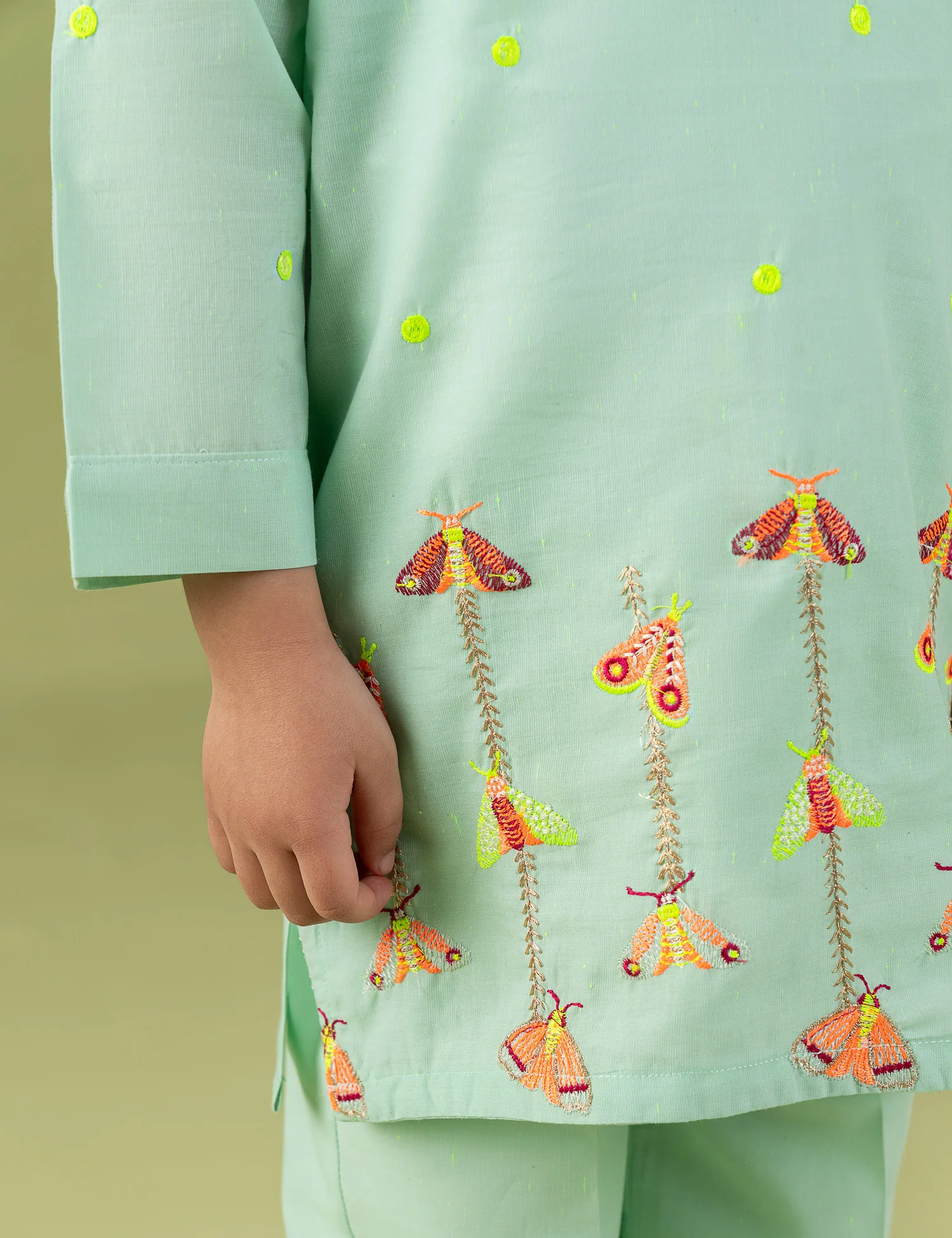 2 PIECE VIBRANT EMBROIDERED SUIT - Image 4