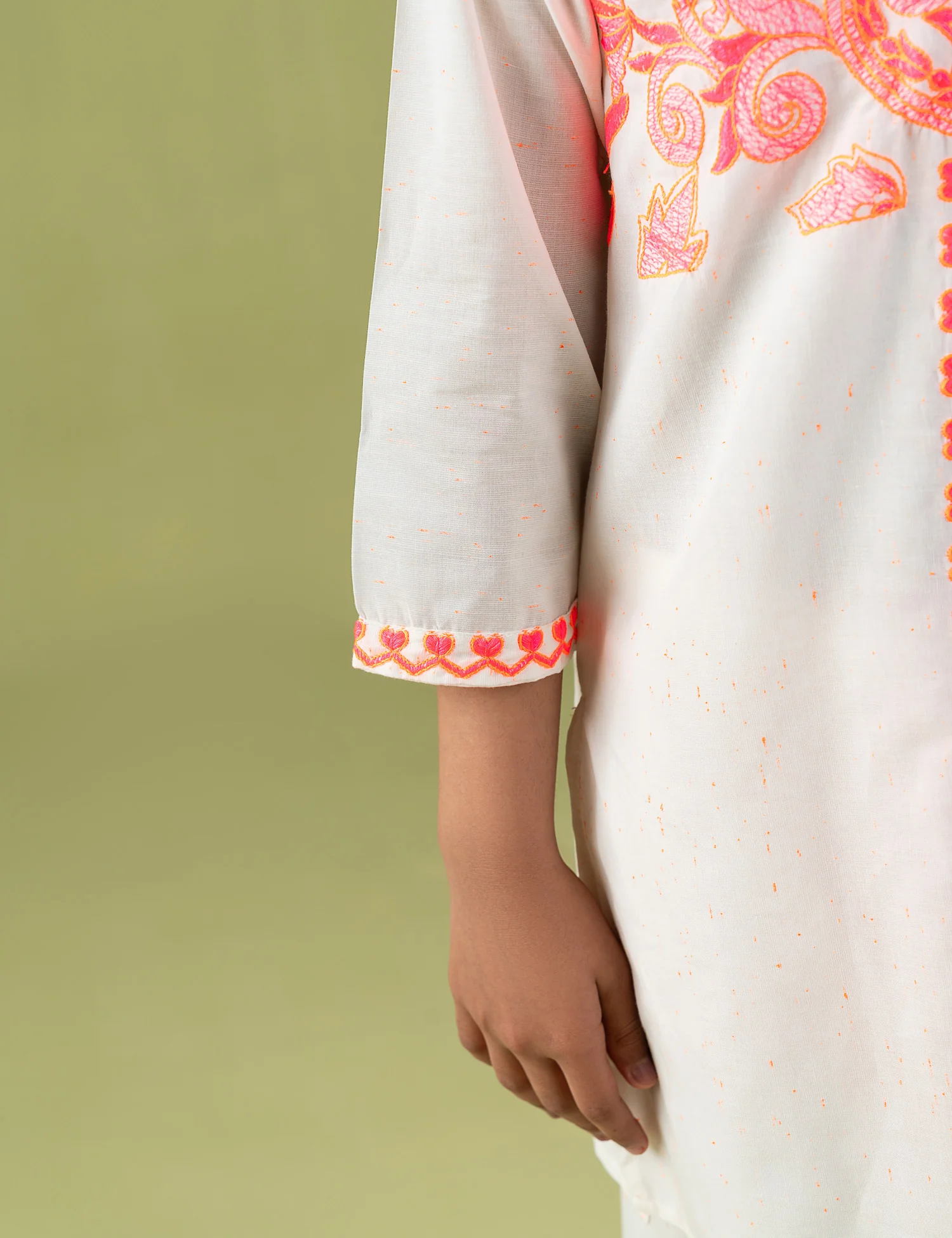 2 PIECE NEON EMBROIDERED SUIT - Image 3