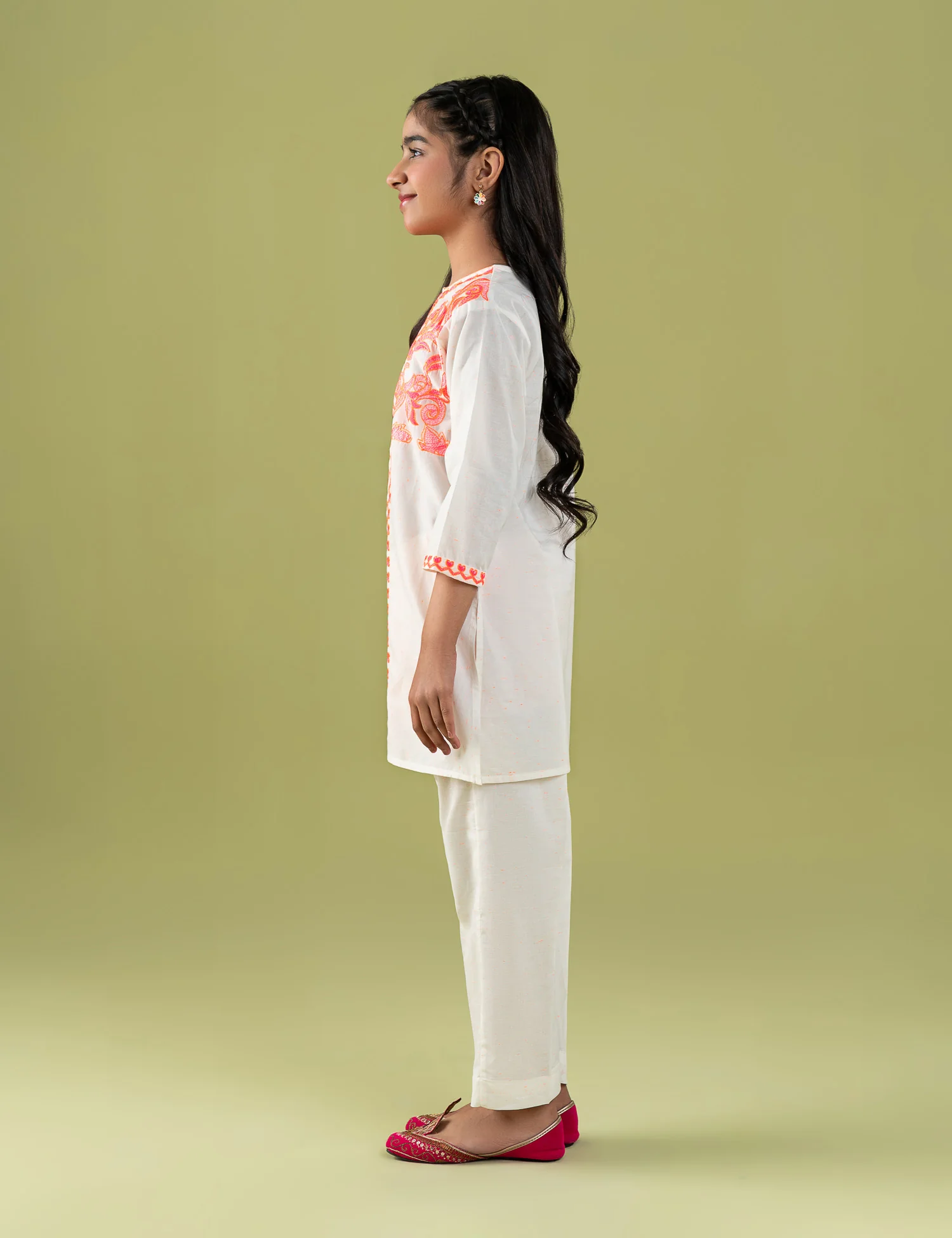 2 PIECE NEON EMBROIDERED SUIT - Image 4