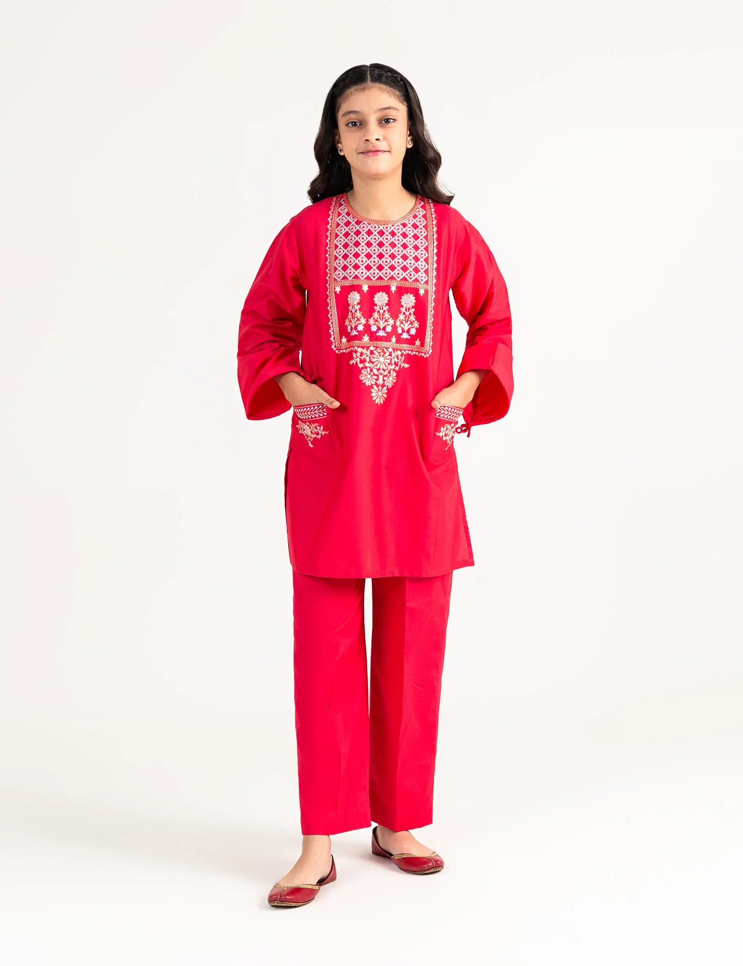2 PIECE EMBROIDERED SUIT - Image 3