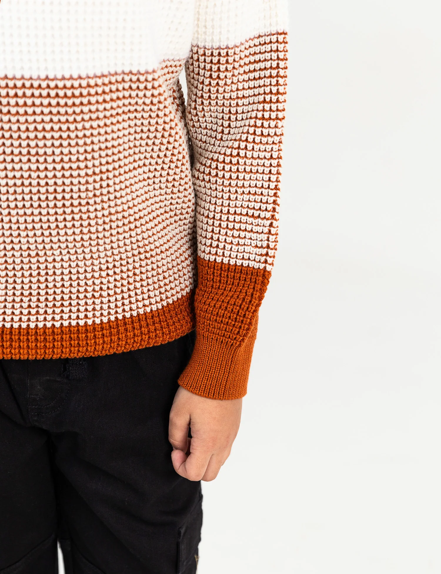 COLOR BLOCK SWEATER - Image 3