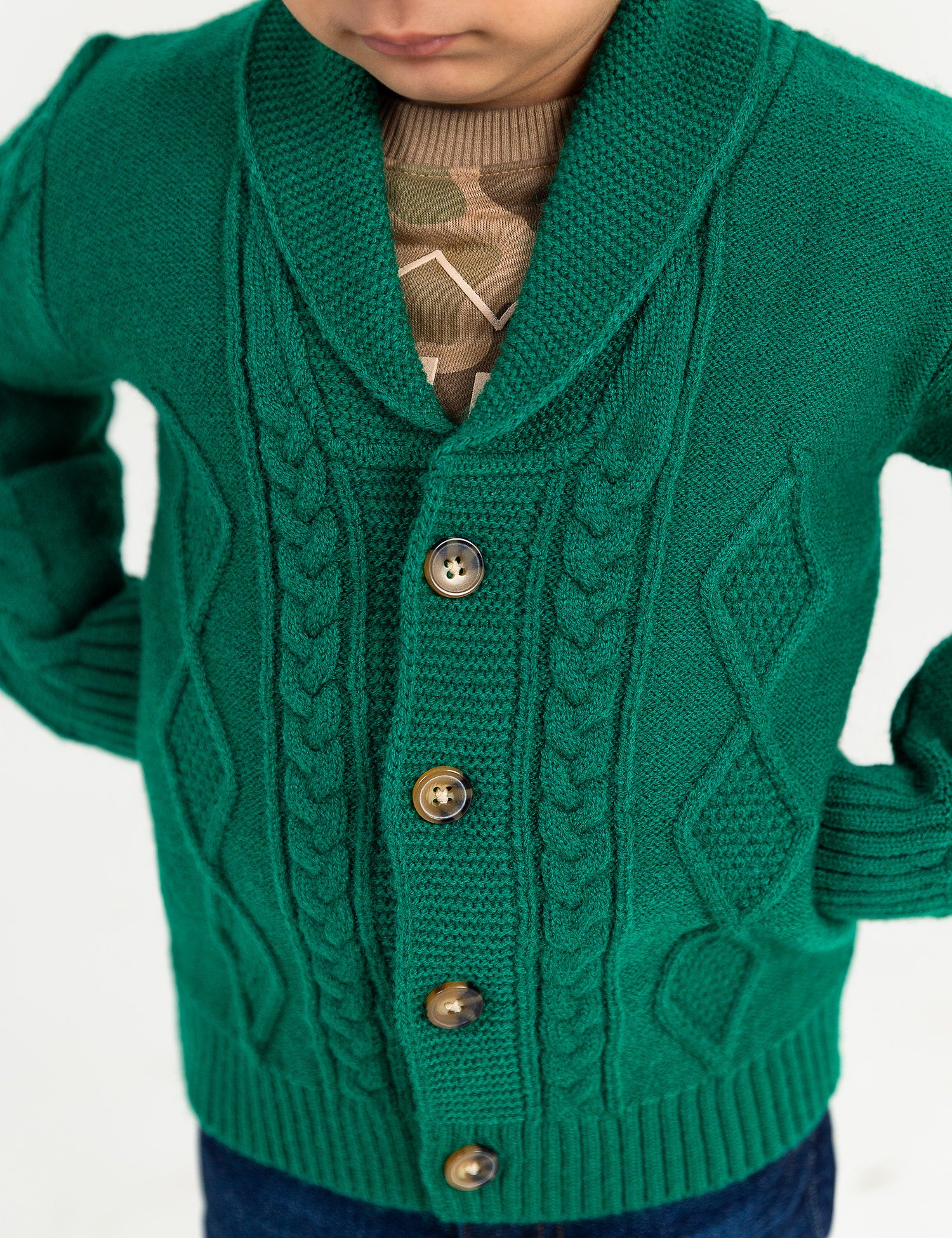 SHAWL COLLAR CARDIGAN - Image 2