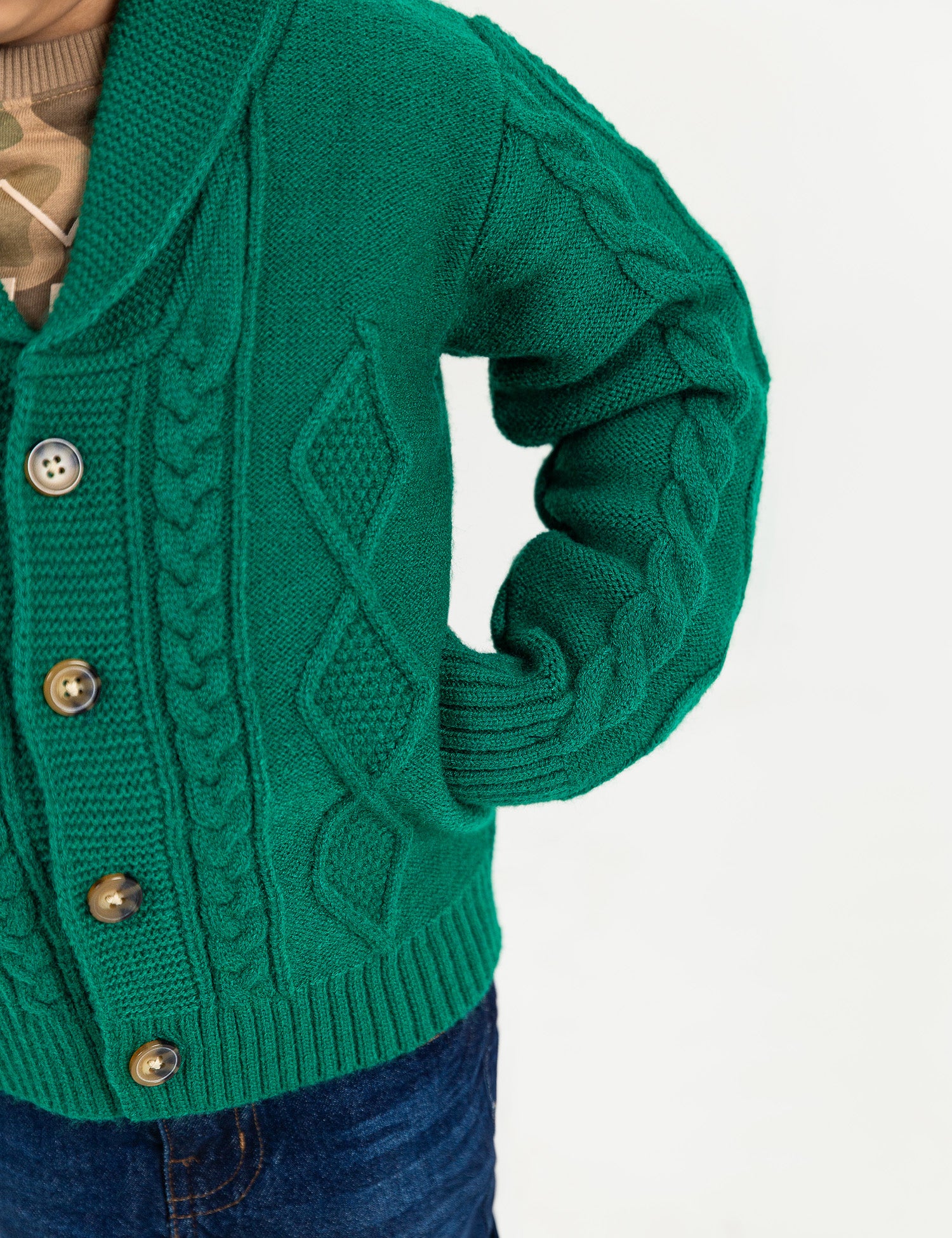 SHAWL COLLAR CARDIGAN - Image 3