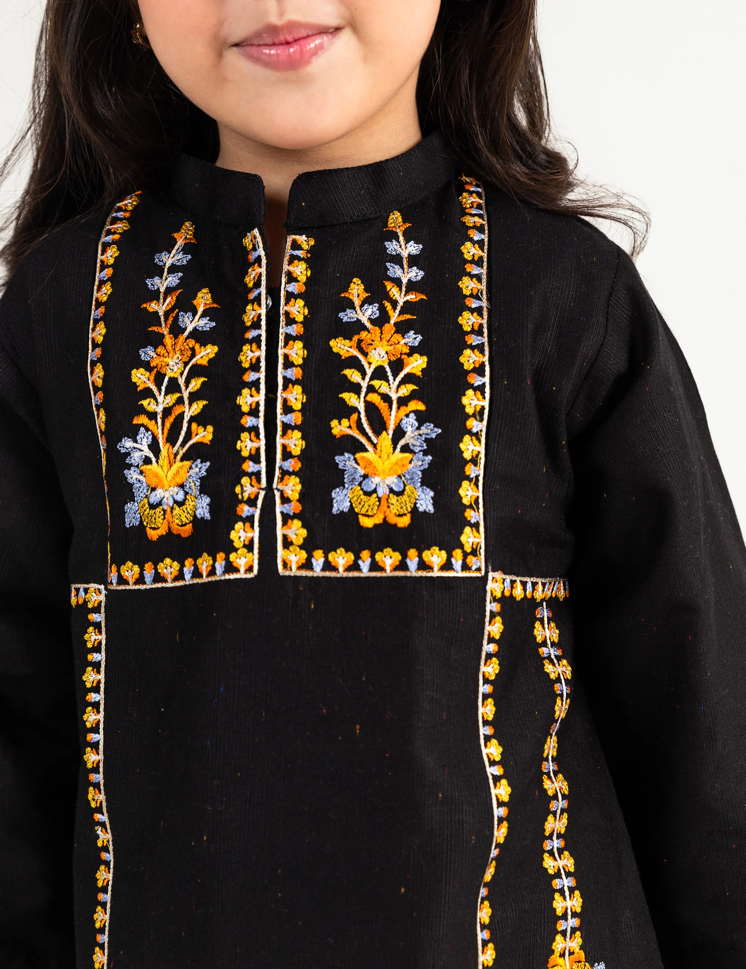 2 PIECE MULTI EMBROIDERED SUIT - Image 2