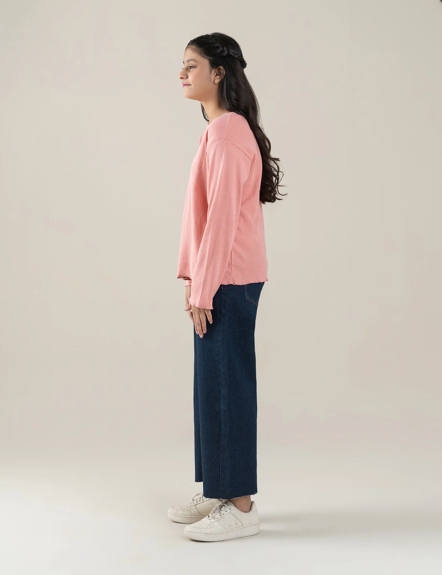 RIBBED T-SHIRT - Image 3