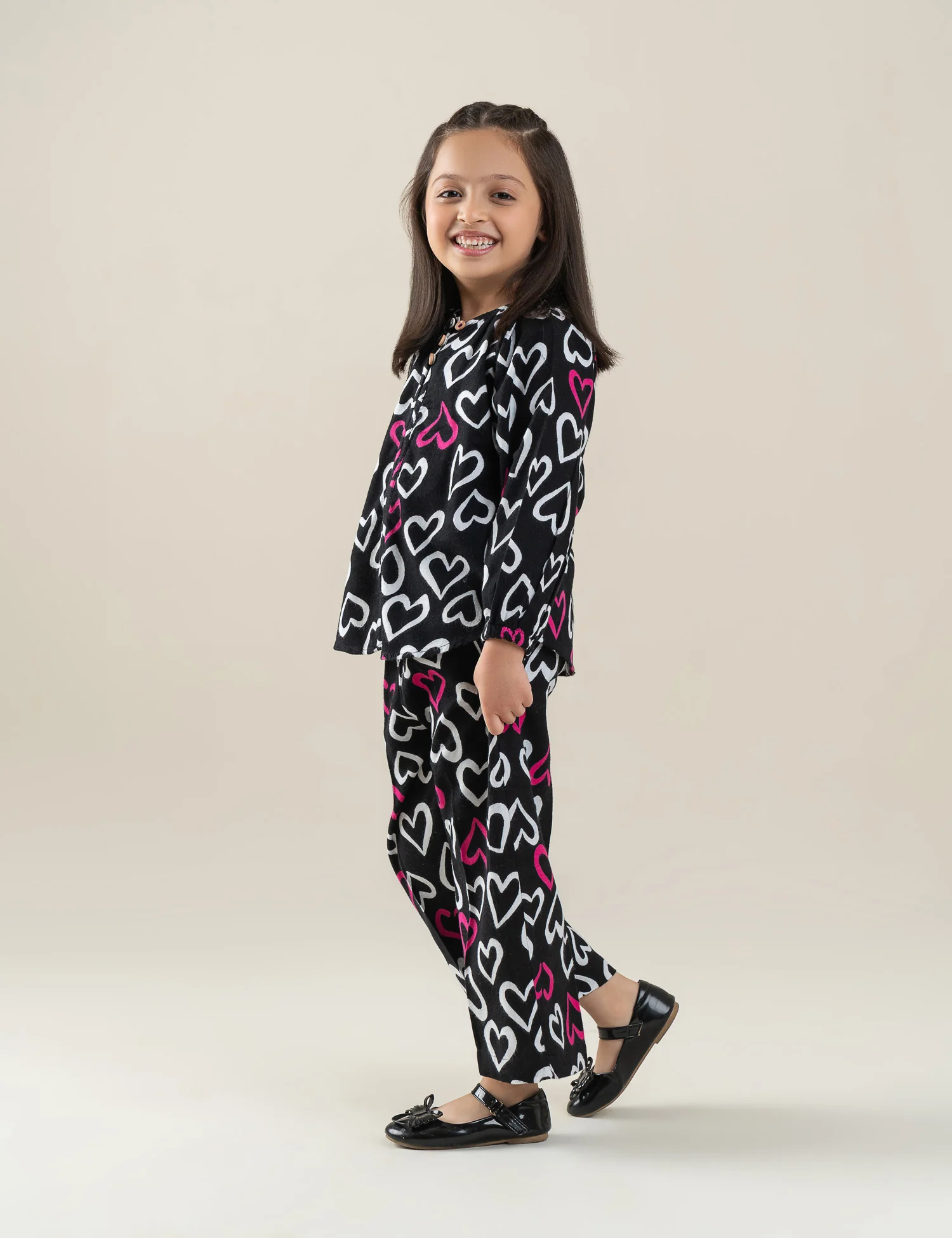 2 PIECE HEART PRINTED SUIT - Image 4