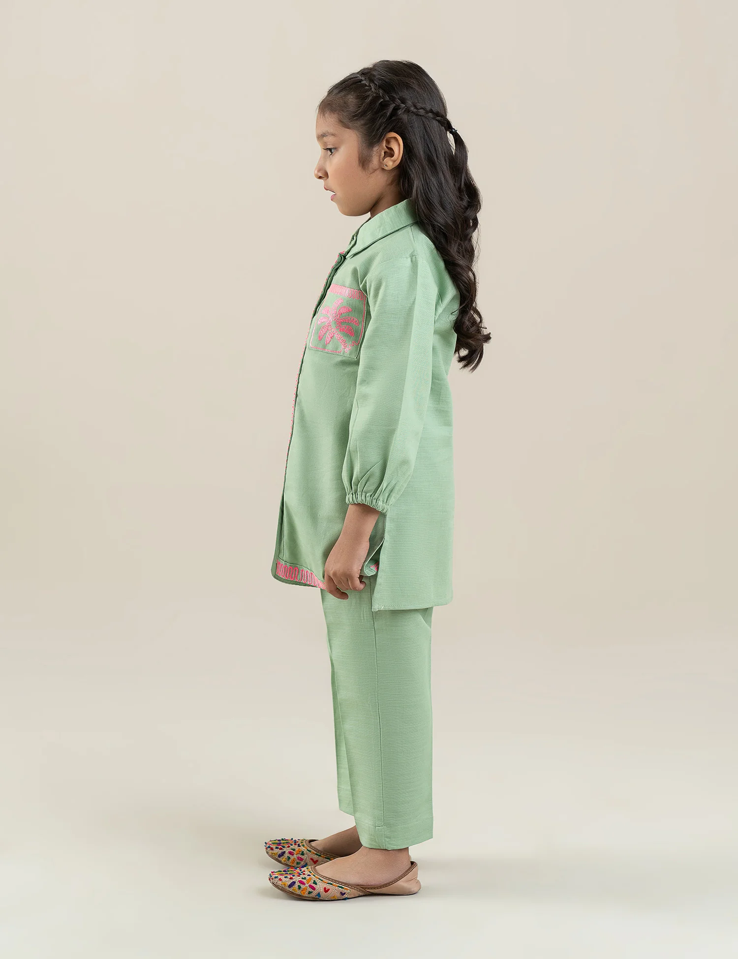 2 PIECE NEON EMBROIDERED SUIT - Image 5
