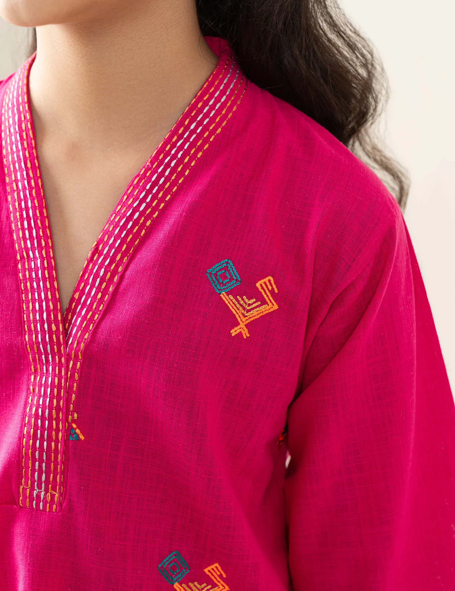 2 PIECE VIBRANT EMBROIDERED SUIT - Image 2