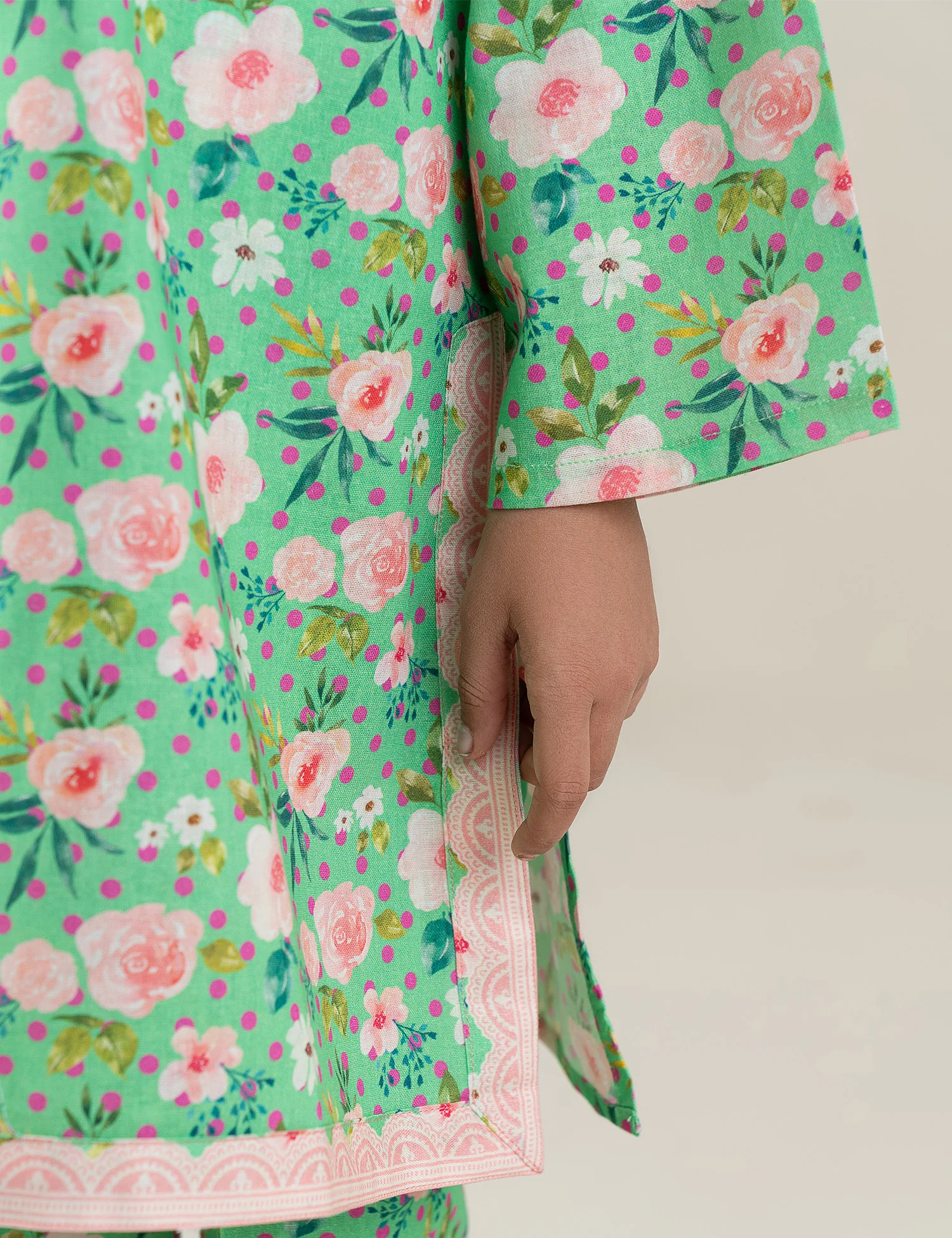 2 PIECE FLORAL PRINTED SUIT - Image 3