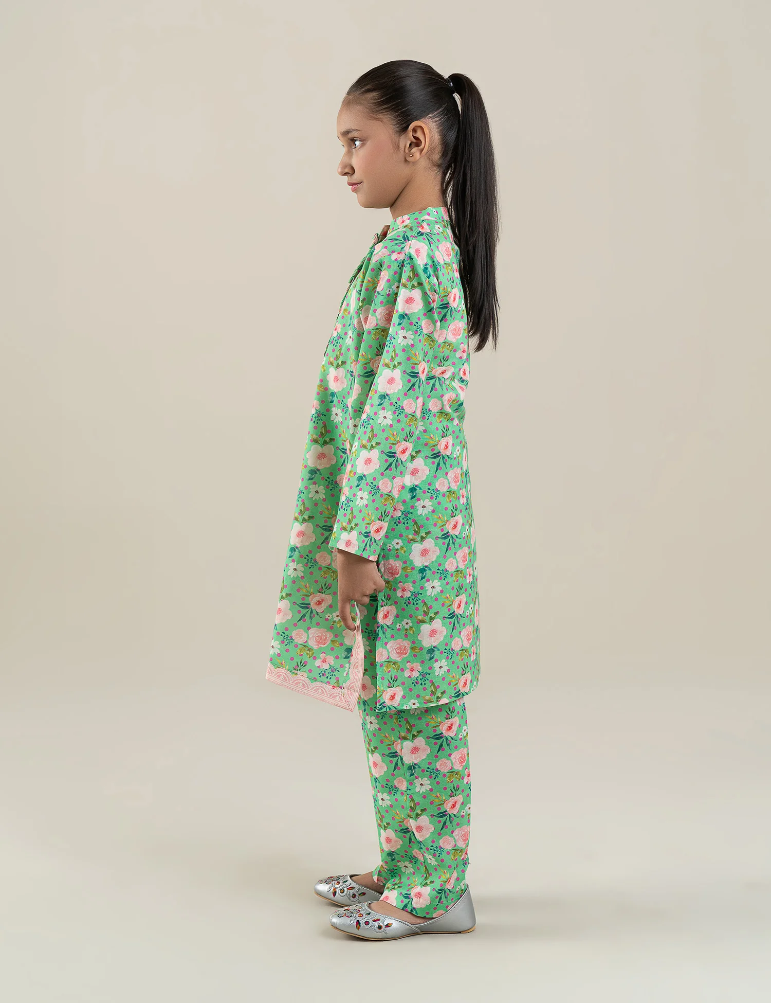 2 PIECE FLORAL PRINTED SUIT - Image 4