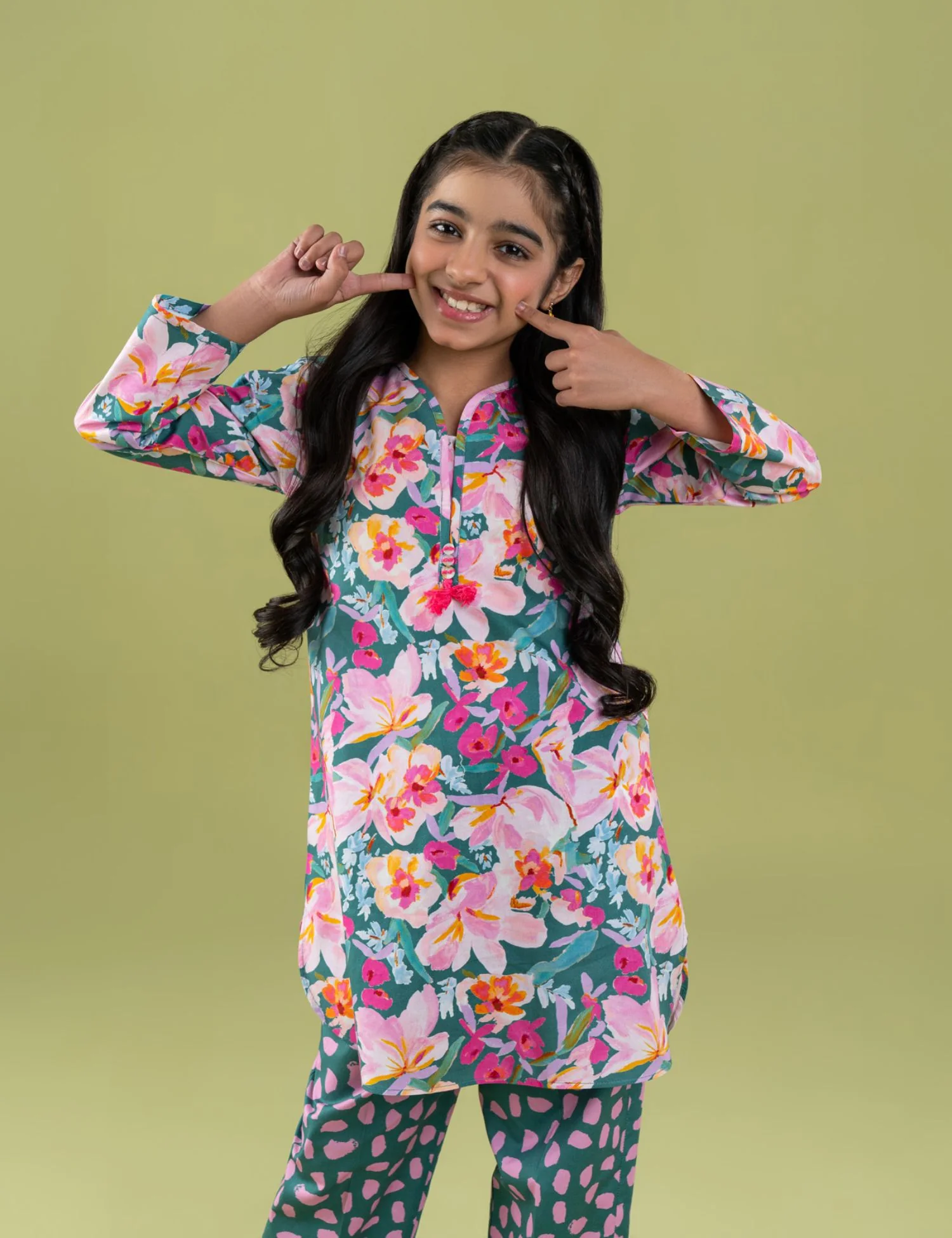 2 PIECE FLORAL PRINTED SUIT - Image 3