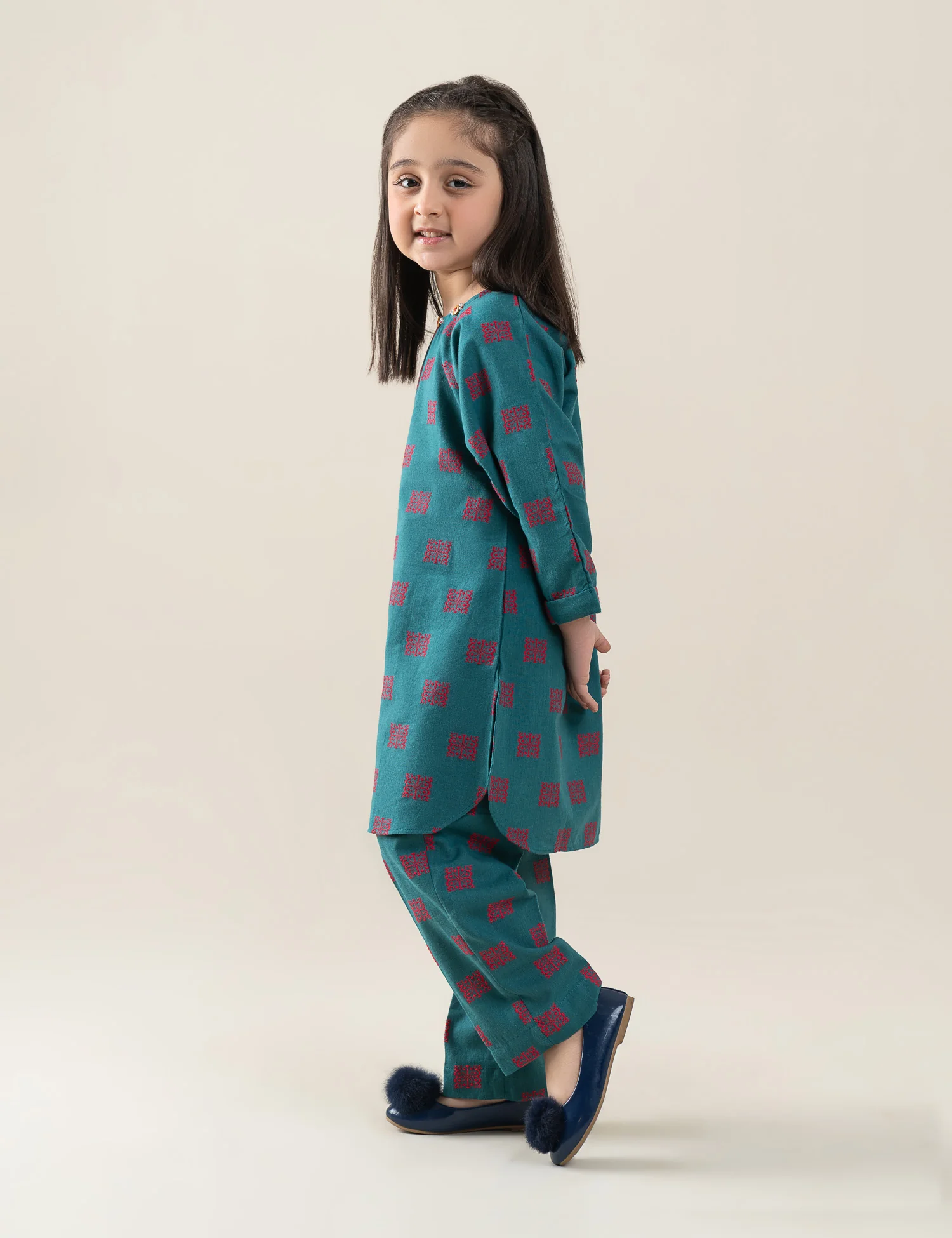 2 PIECE STYLISED JACQUARD SUIT - Image 3
