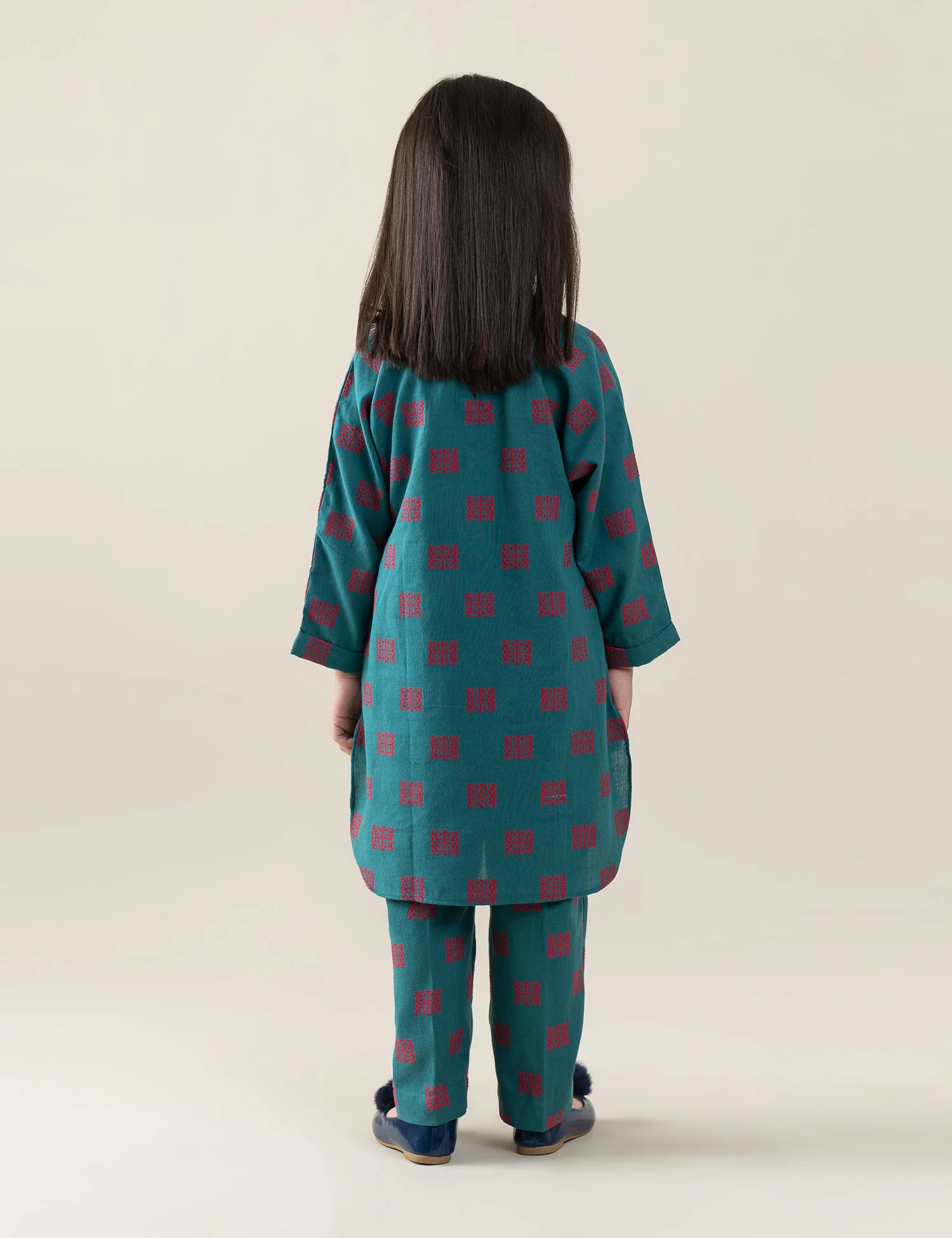 2 PIECE STYLISED JACQUARD SUIT - Image 4