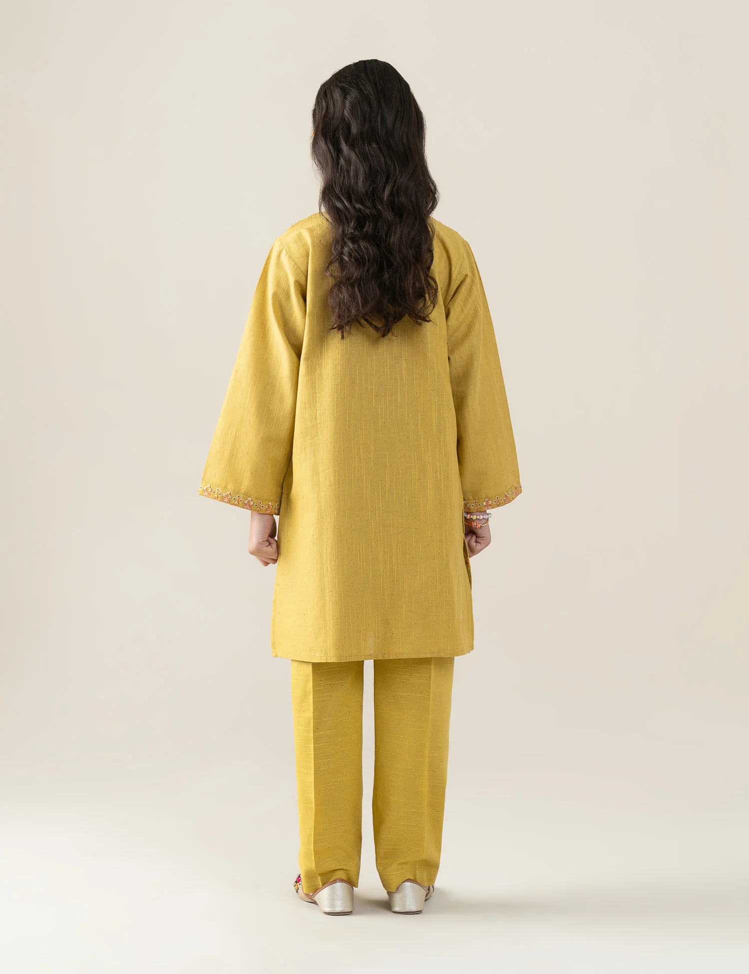 2 PIECE ALLOVER EMBROIDERED SUIT - Image 5