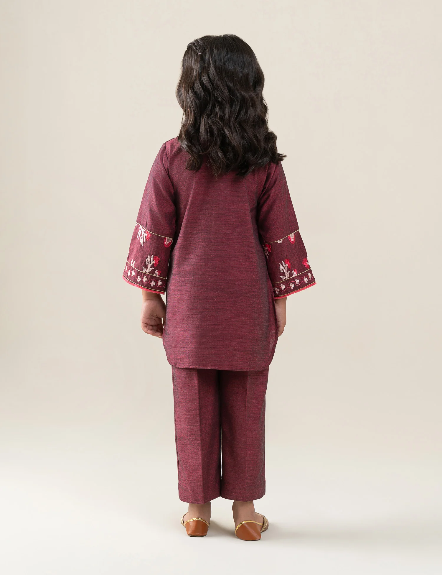 2 PIECE POCKET EMBROIDERED SUIT - Image 5