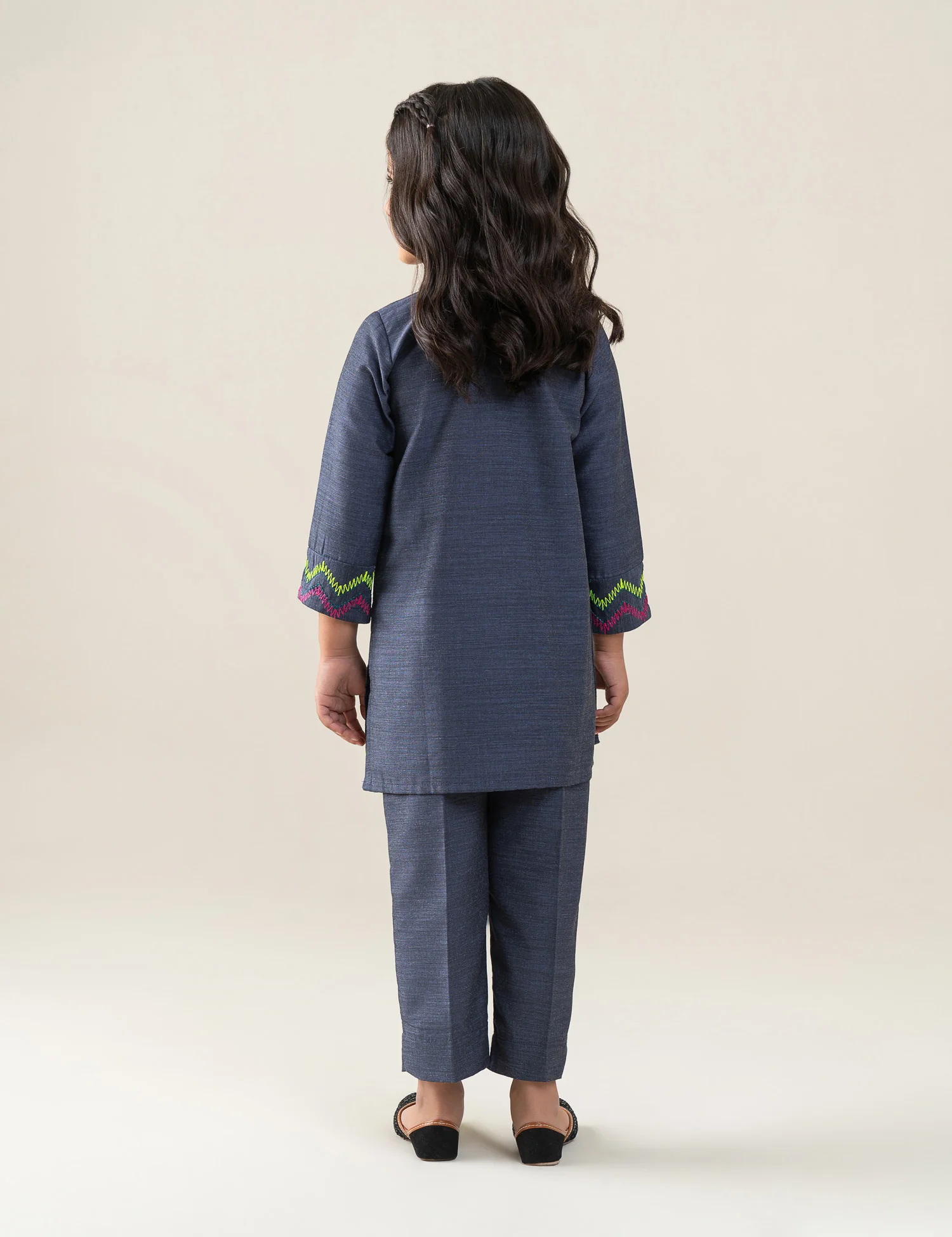 2 PIECE NEON EMBROIDERED SUIT - Image 5