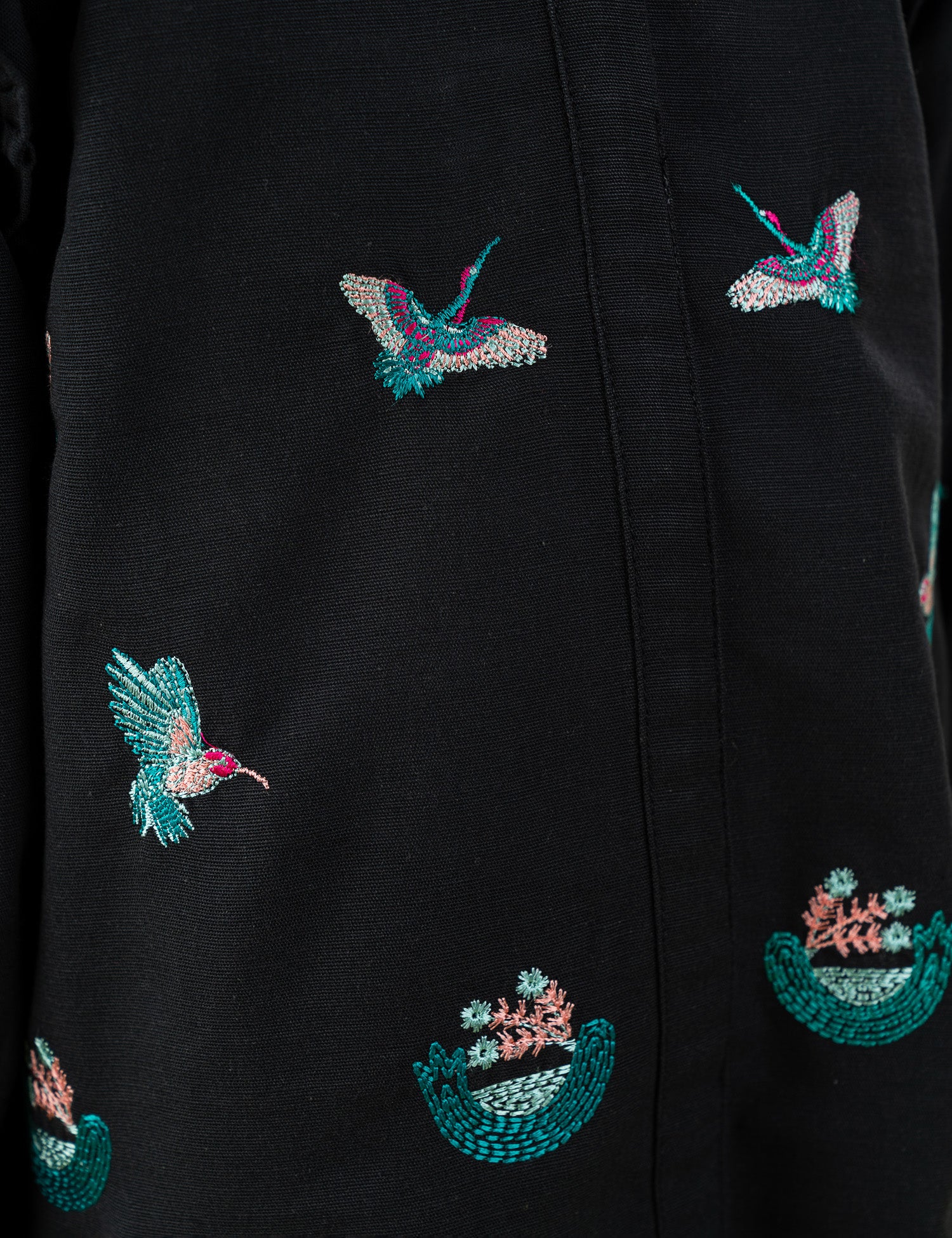 2 PIECE FLORAL EMBROIDERED SUIT - Image 2