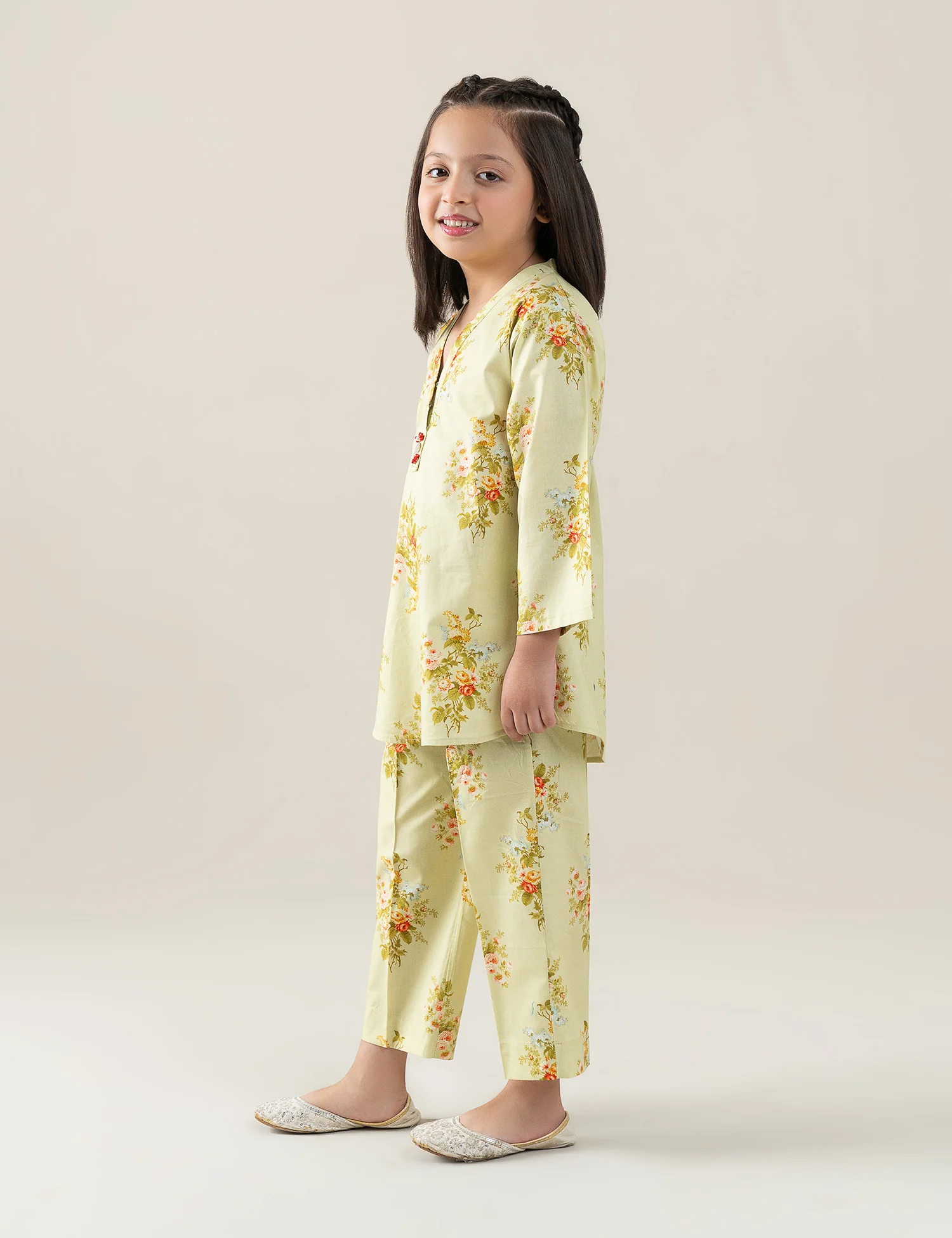 2 PIECE FLORAL PRINTED SUIT - Image 3