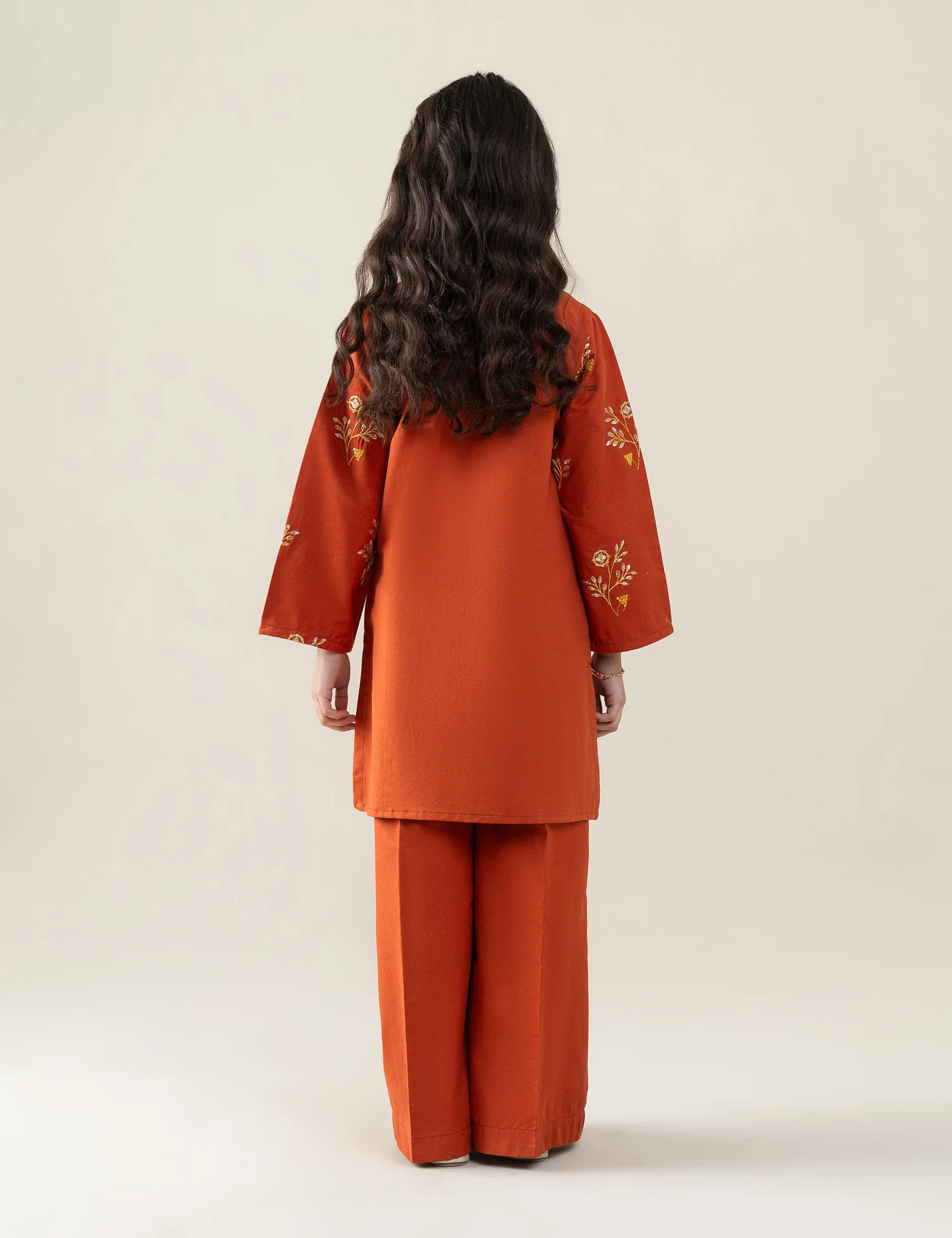 2 PIECE ETHNIC EMBROIDERED SUIT - Image 5