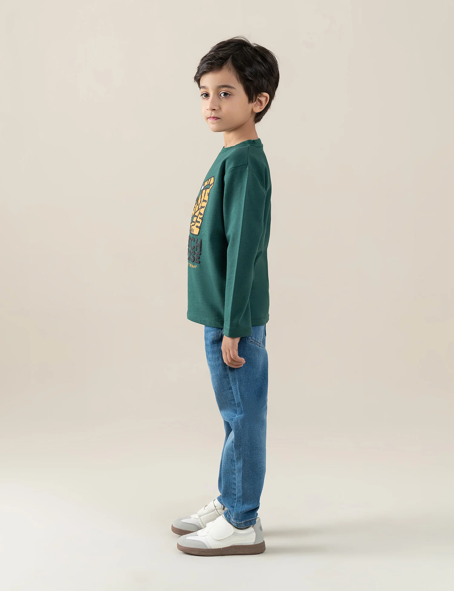 STRETCH EXERCISE PRINTED T-SHIRT - Image 3