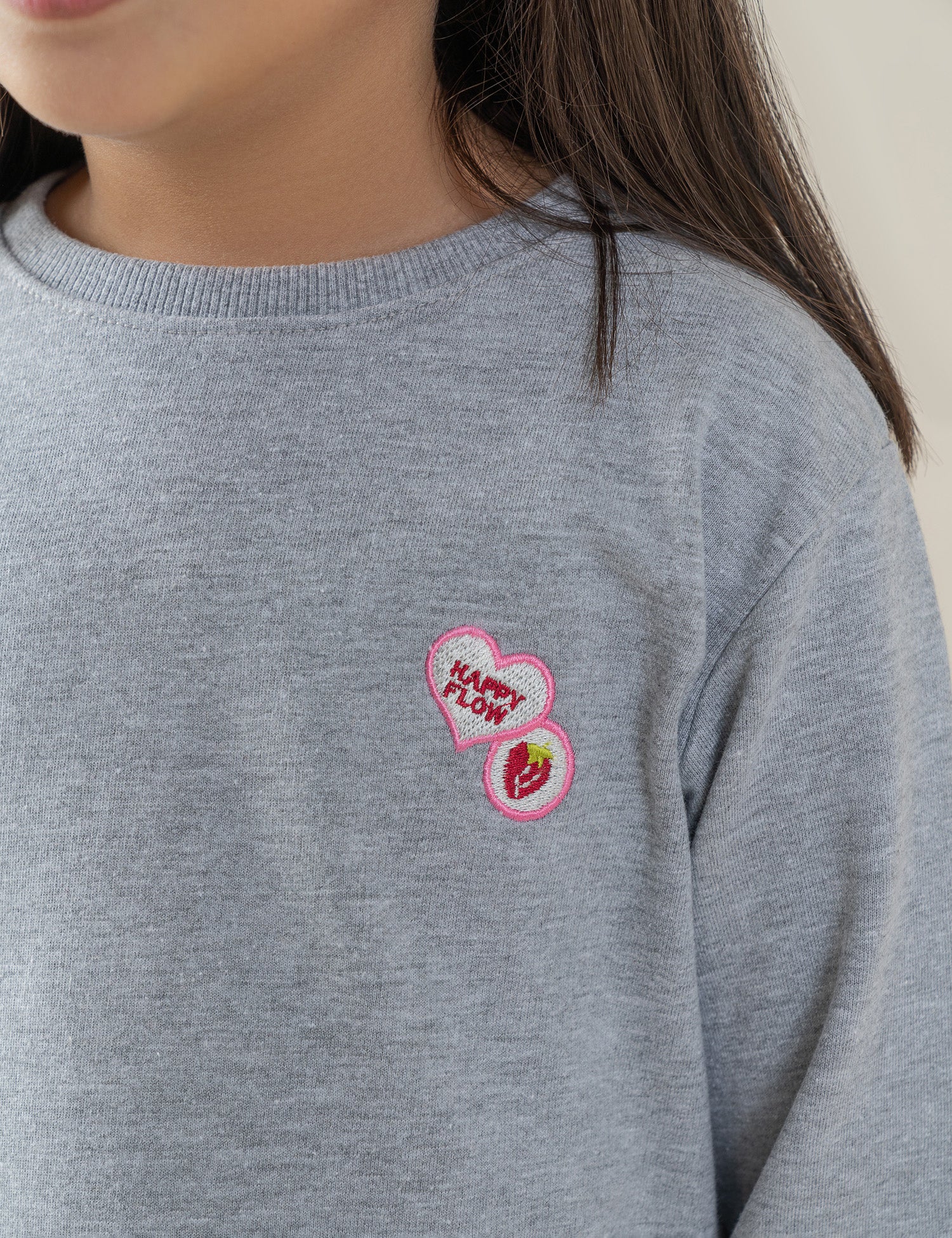 FLORAL PATCHWORK SWEATSHIRT DRESS - Image 2