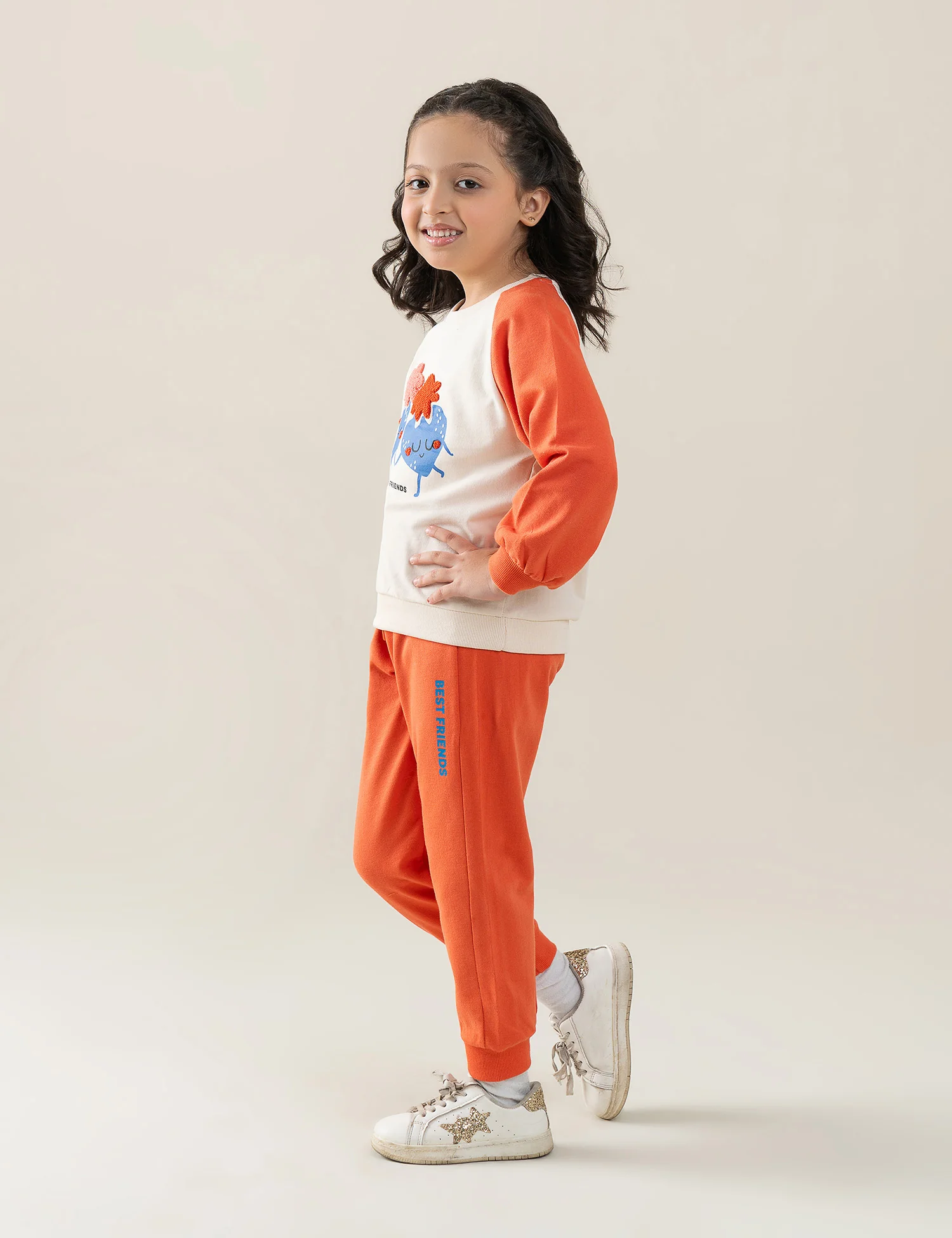 2 PIECE BEST FRIENDS PRINTED SUIT - Image 4