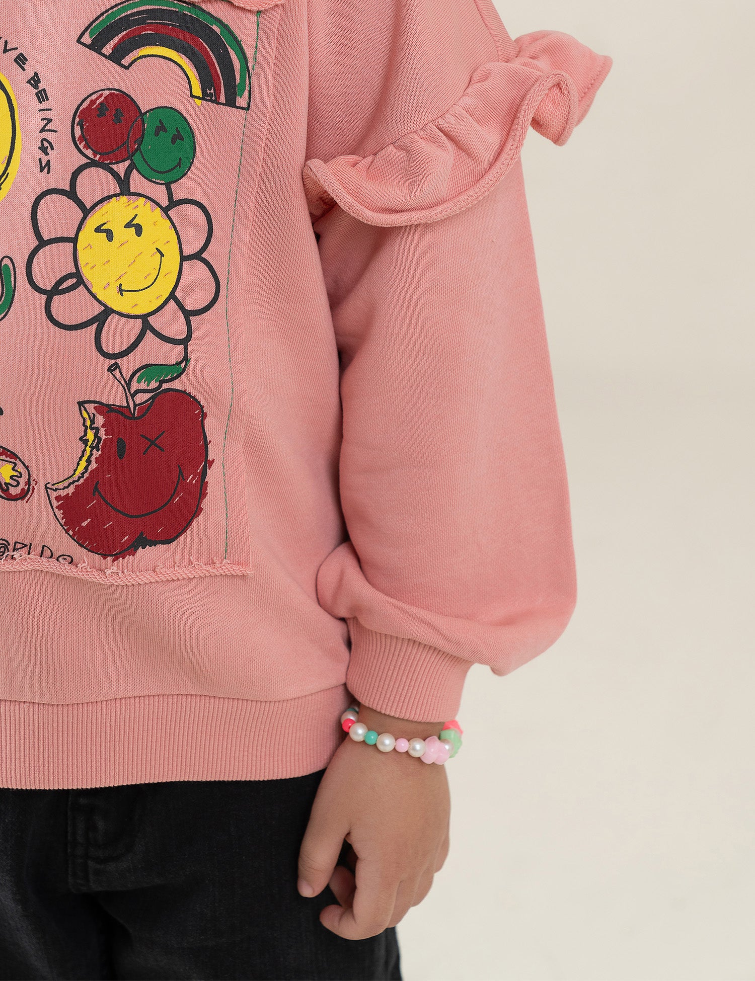 SMILEY WORLD PRINTED SWEATSHIRT - Image 3