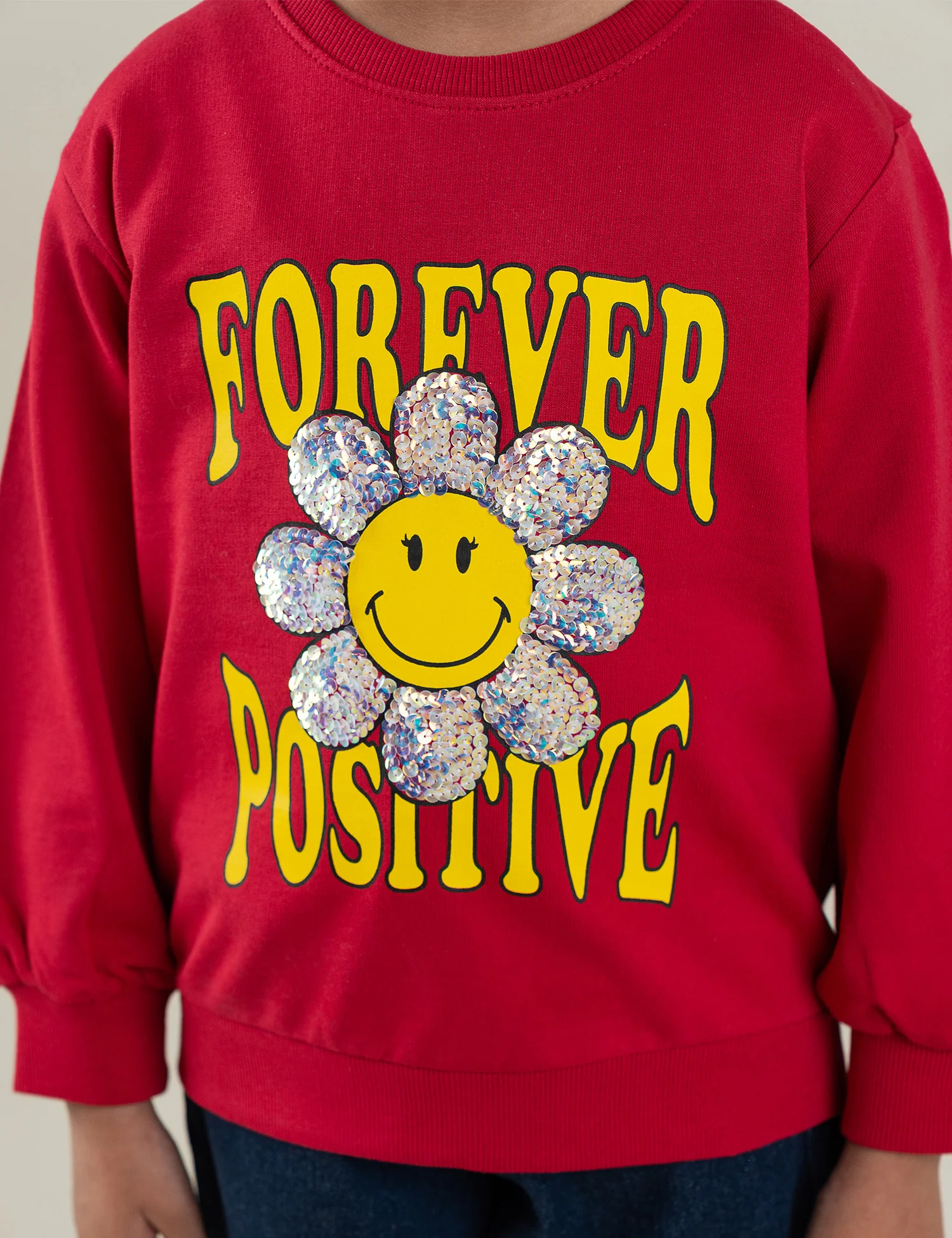 FOREVER POSITIVE GRAPHIC SWEATSHIRT - Image 2