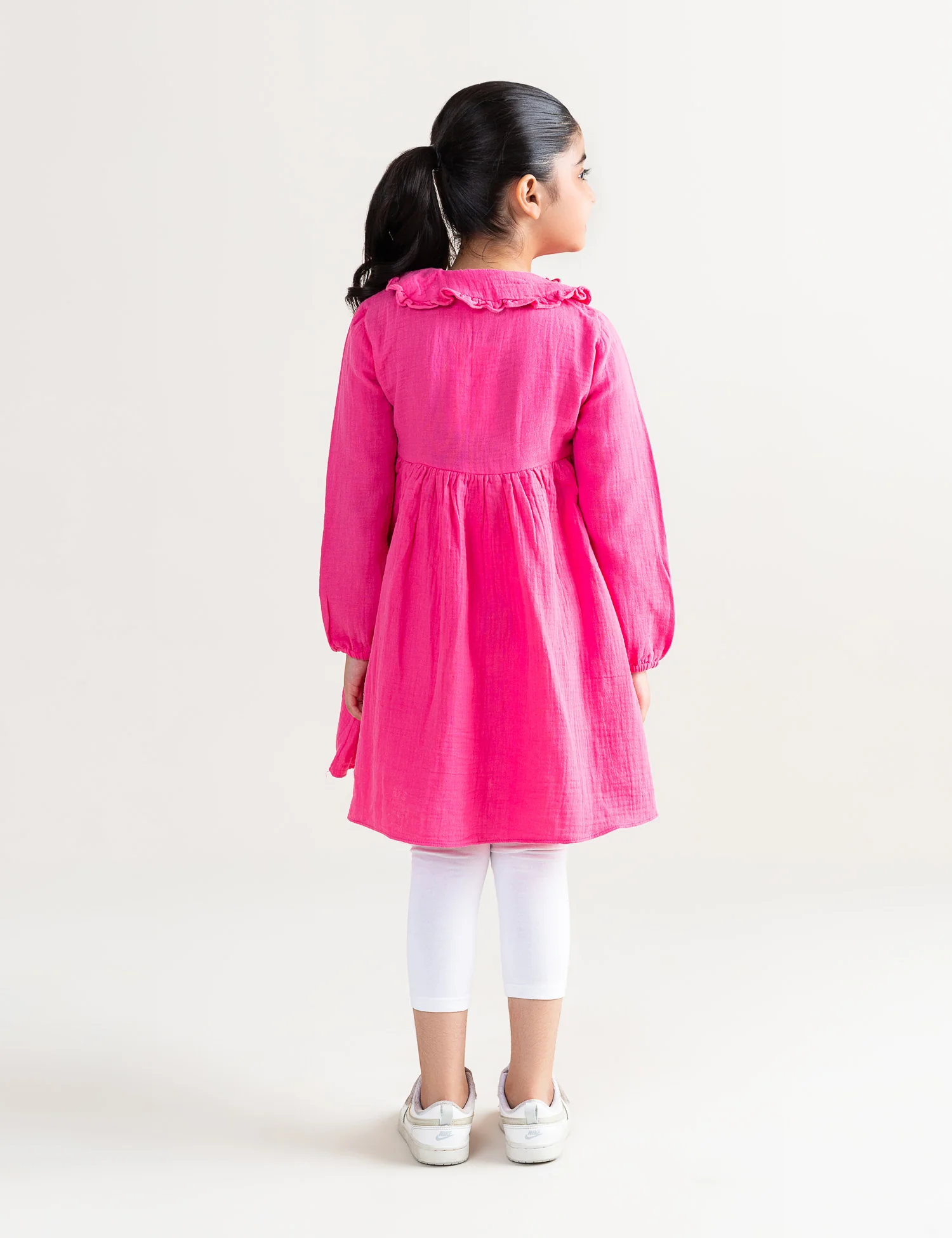 RUFFLED COLLAR DRESS - Image 3