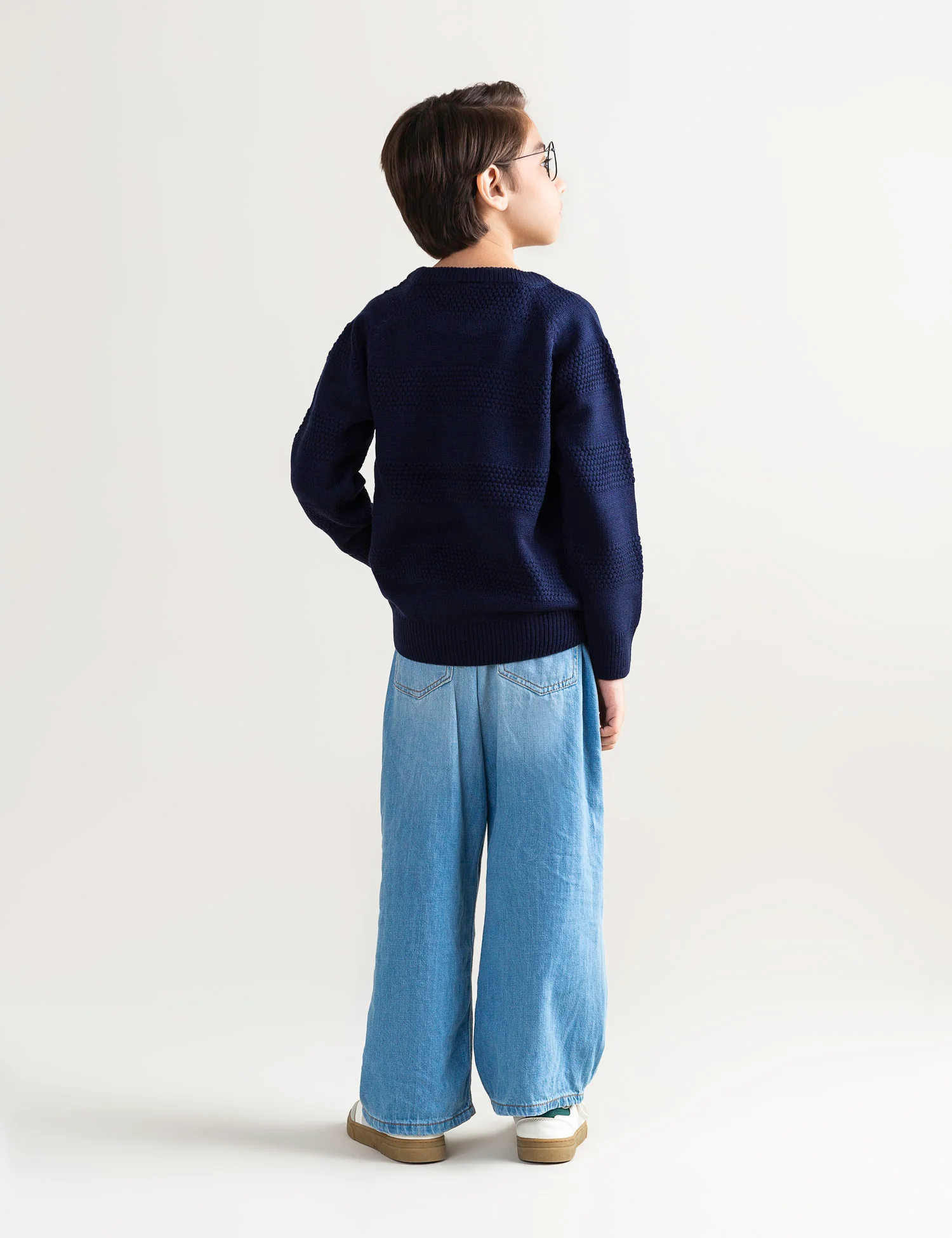 TEXTURED STRIPED SWEATER - Image 4