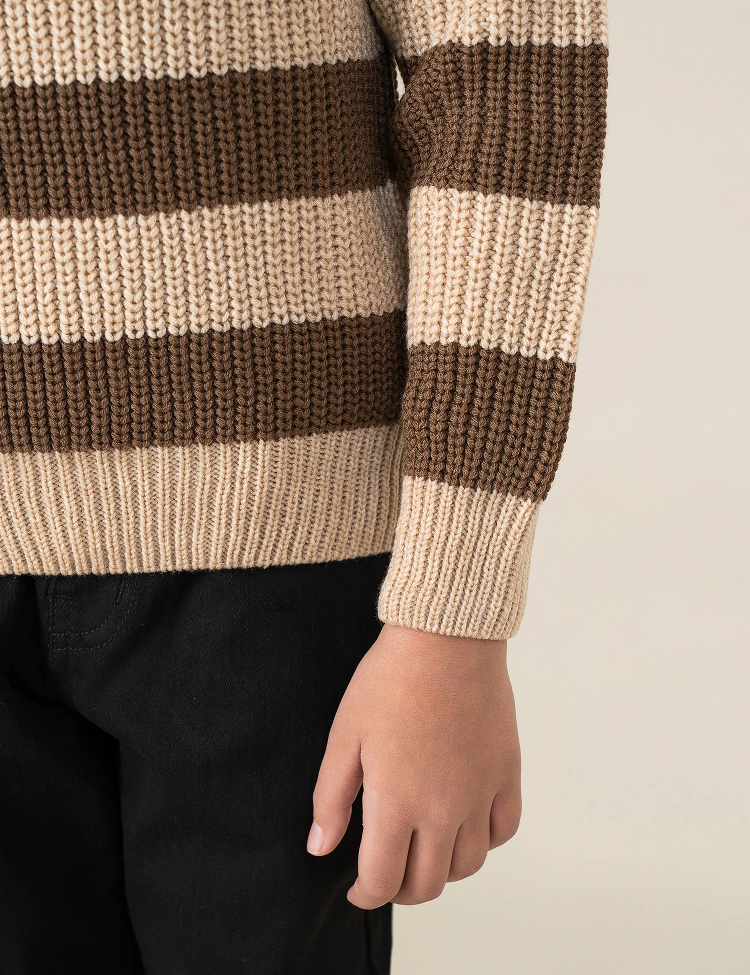 STRIPED KNITTED SWEATER - Image 3
