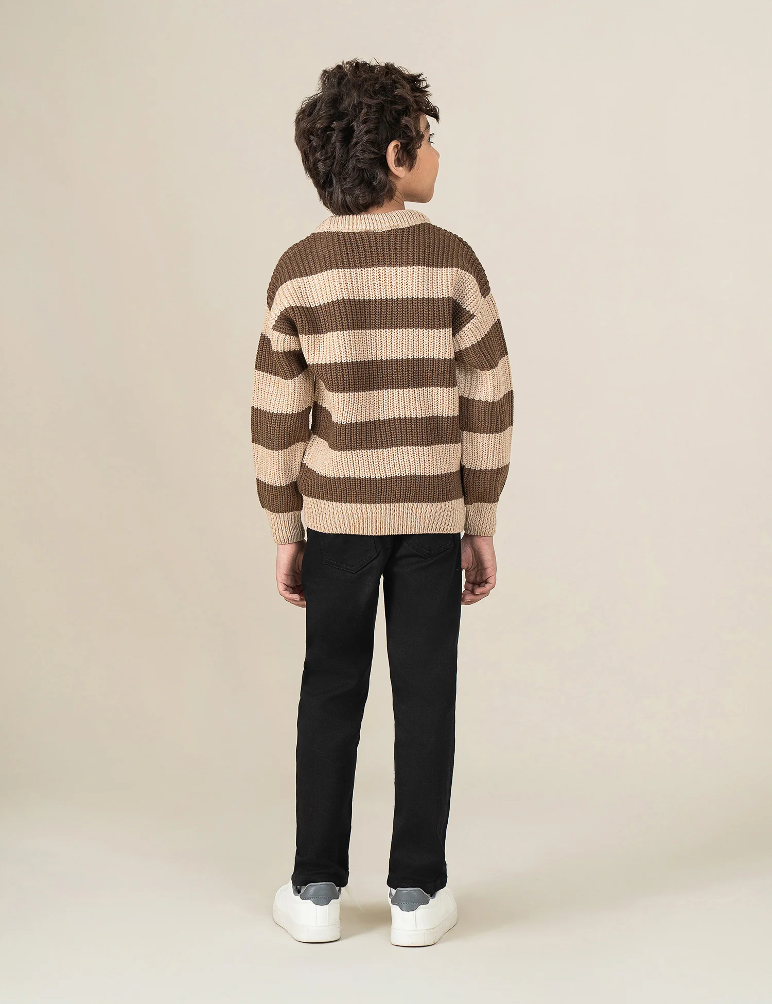 STRIPED KNITTED SWEATER - Image 4